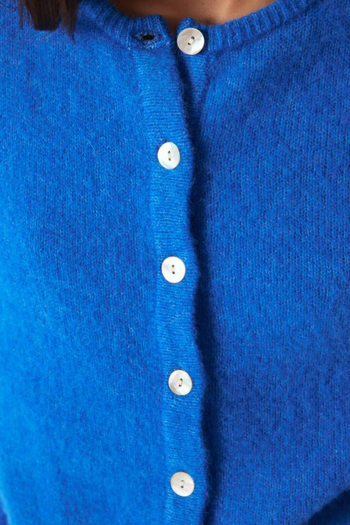 VITOW CARDIGAN - CURACAO MELANGE