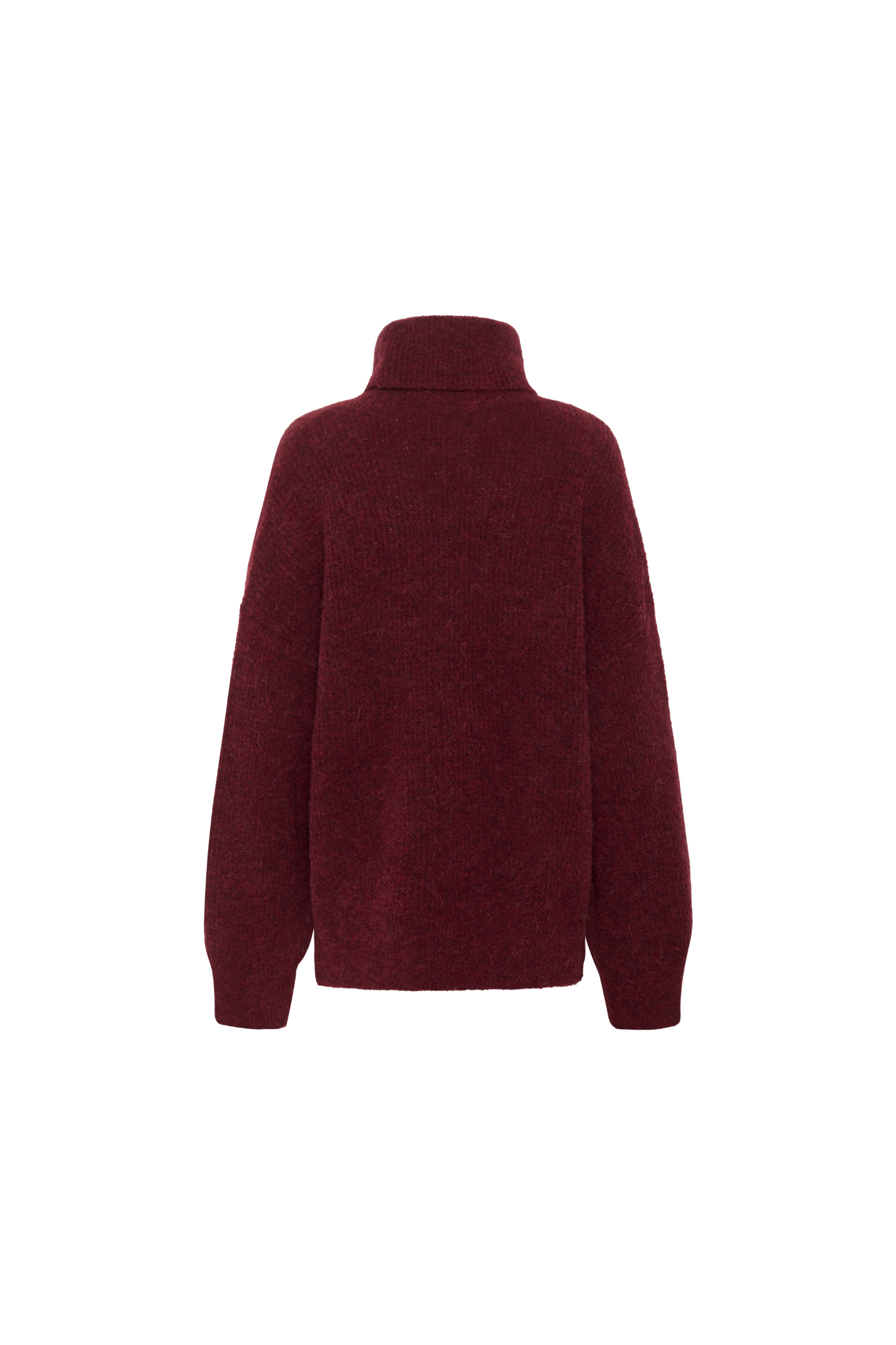 ALPHAGZ ROLLNECK KNIT - BLOOD RED MÉLANG
