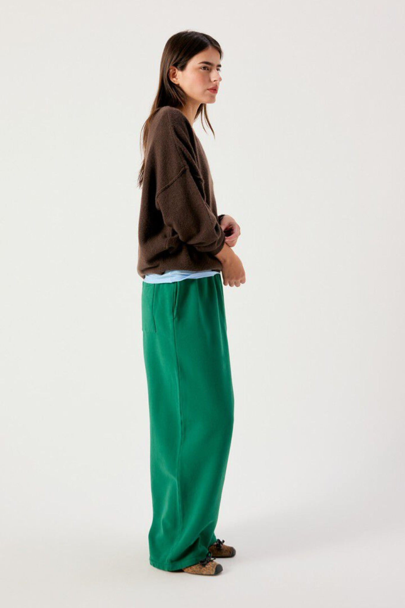 DAMSVILLE SWEATER - BROWN MELANGE