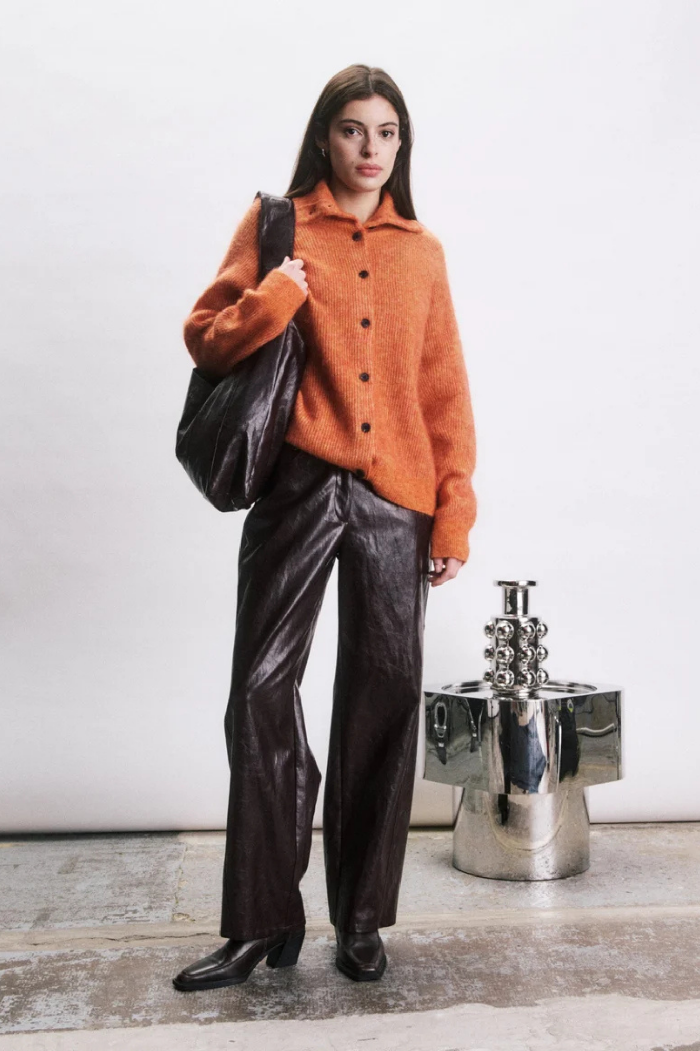 KOBE CARDIGAN - ORANGE