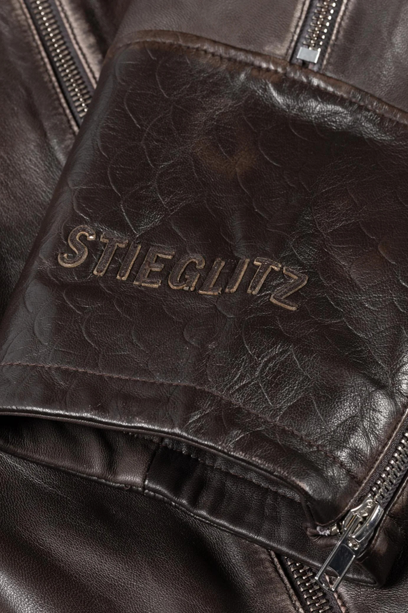CARMEN LEATHER JACKET - BROWN