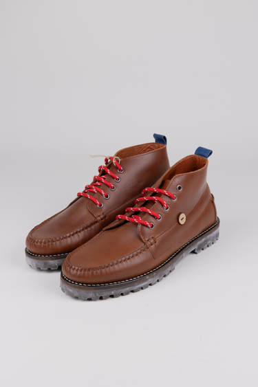 OU - LARCHMID LEATHER SHOES MEN - BROWN