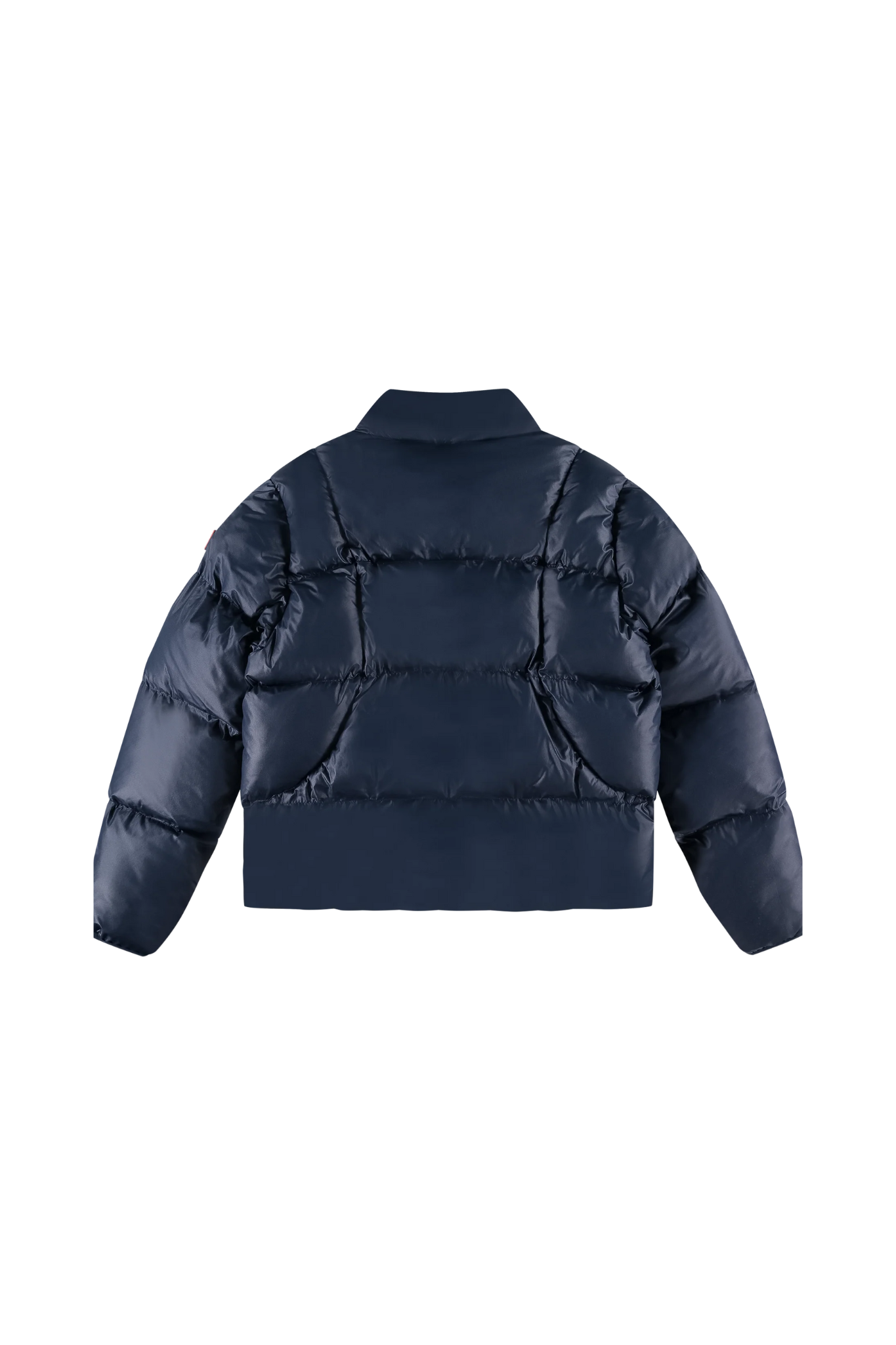 9-DOTS CURVE PUFFER JACKET - NAVY BLUE