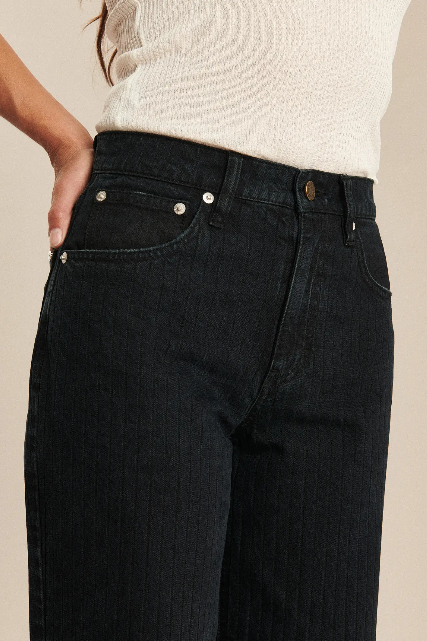 JOIE DENIM RAIL JEANS - DARK BLUE
