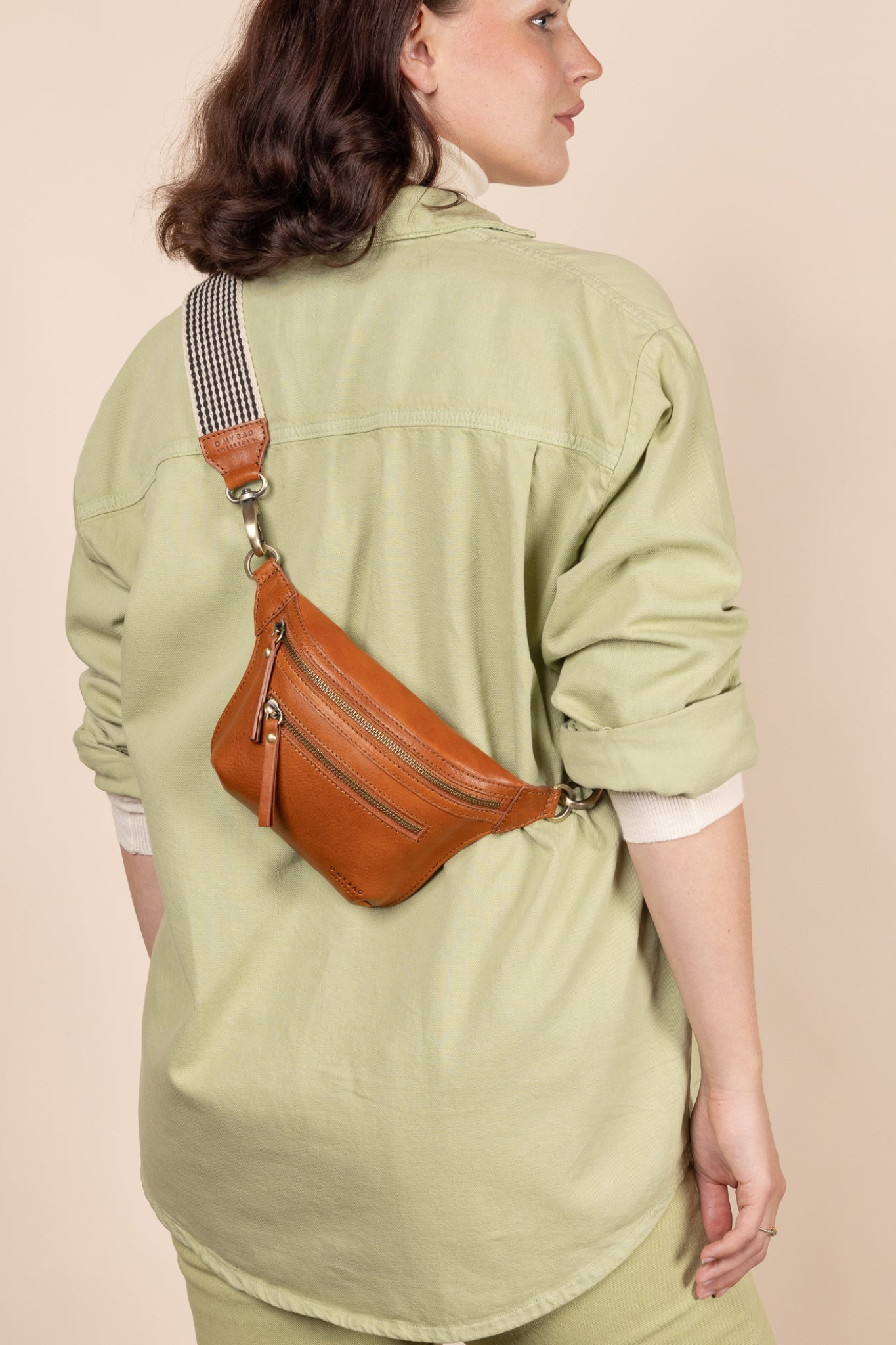 BECK'S BUM BAG - COGNAC STROMBOLI LEATHER