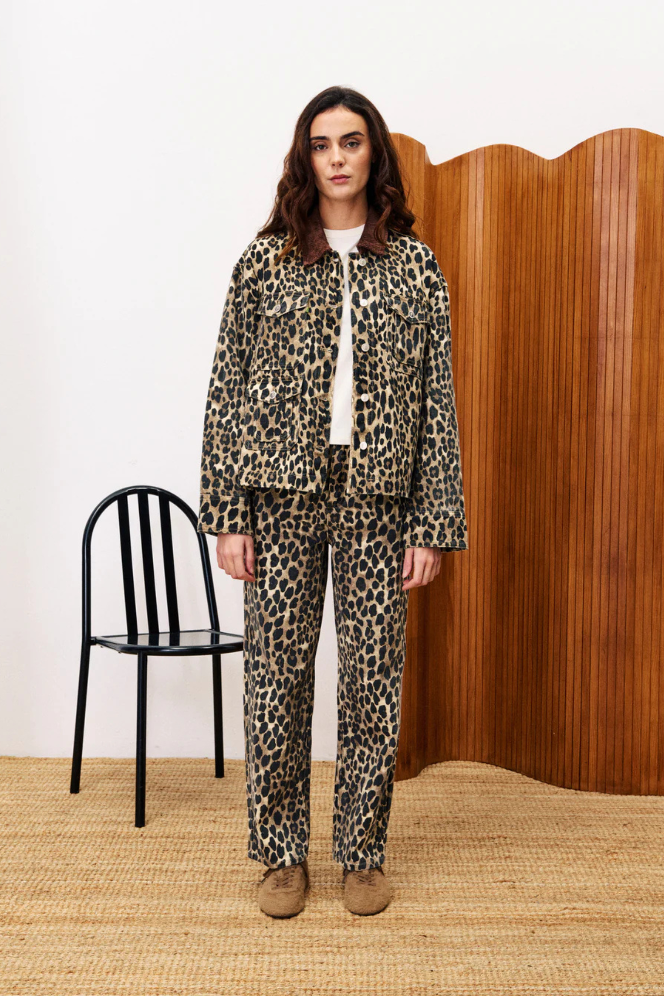 BOBTAIL JEANS - LEOPARD