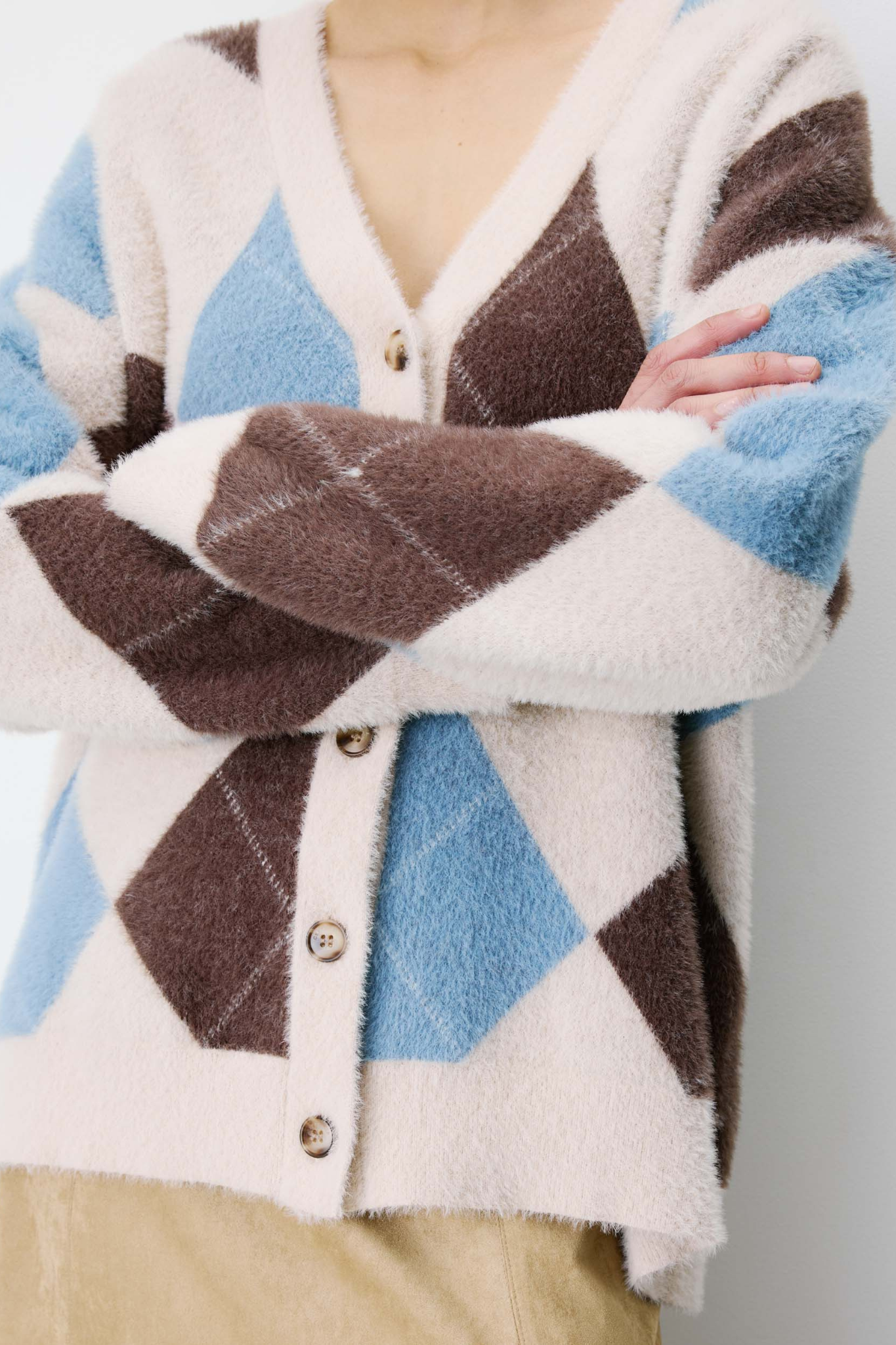 ALEXAN CARDIGAN - BLUEBERRY
