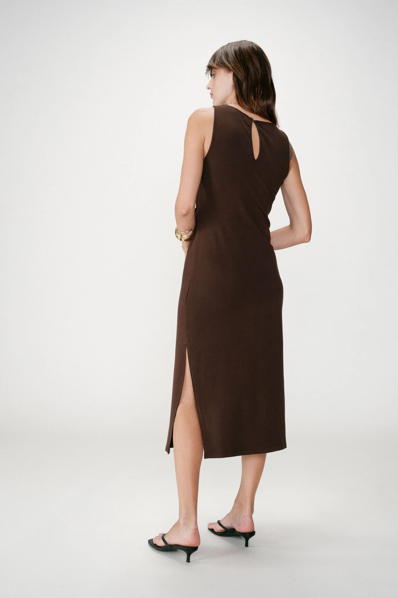 WYLA DRESS - CHOCOLAT