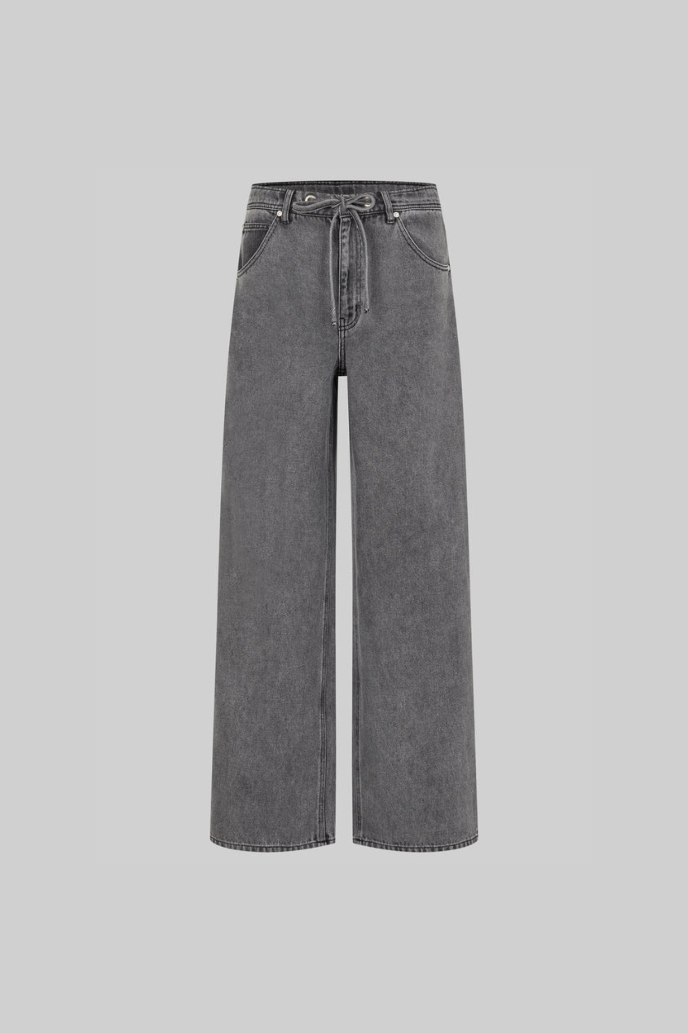 IRVIN DENIM JEANS - DARK GREY