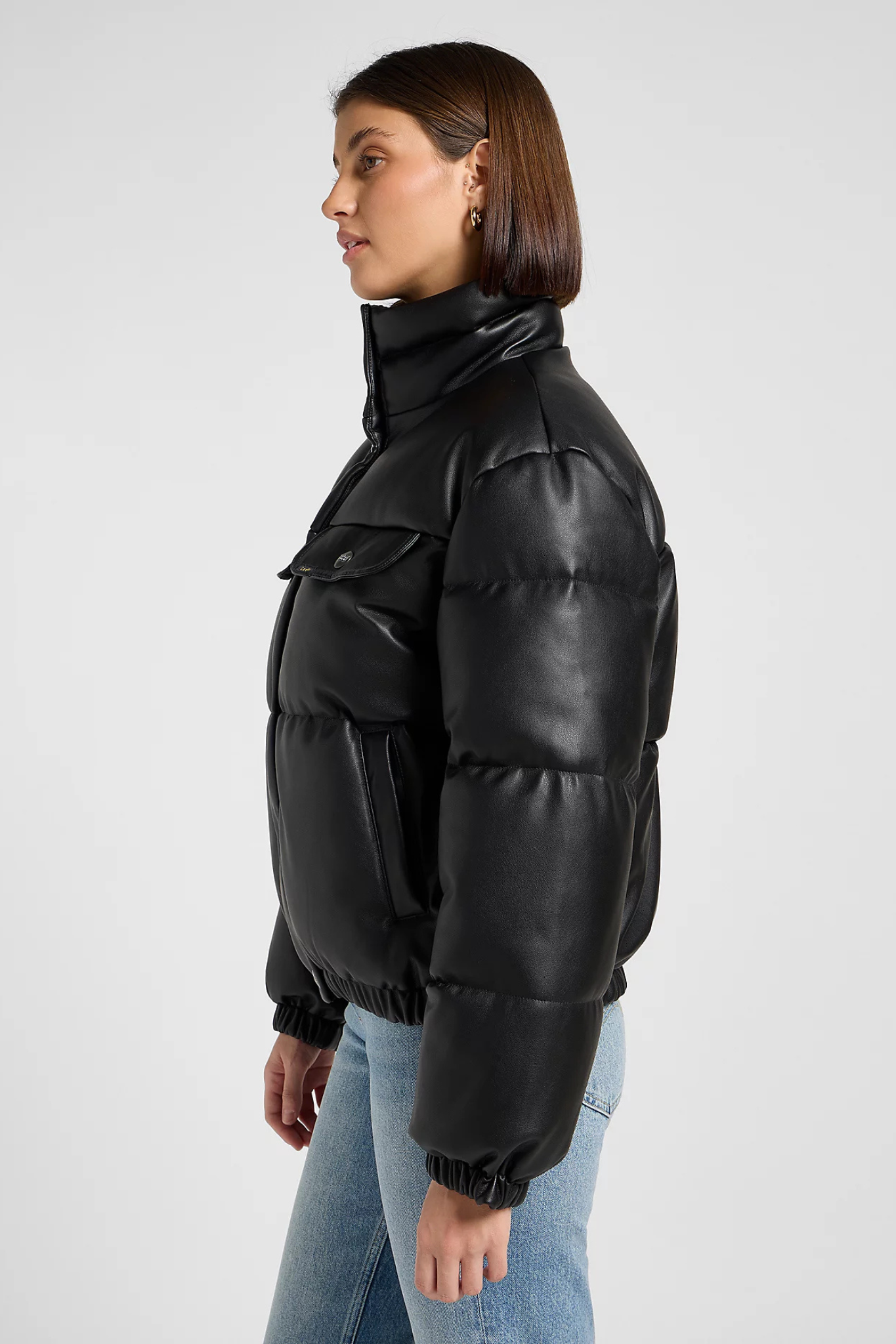 RIDER PUFFER JACKET - BLACK