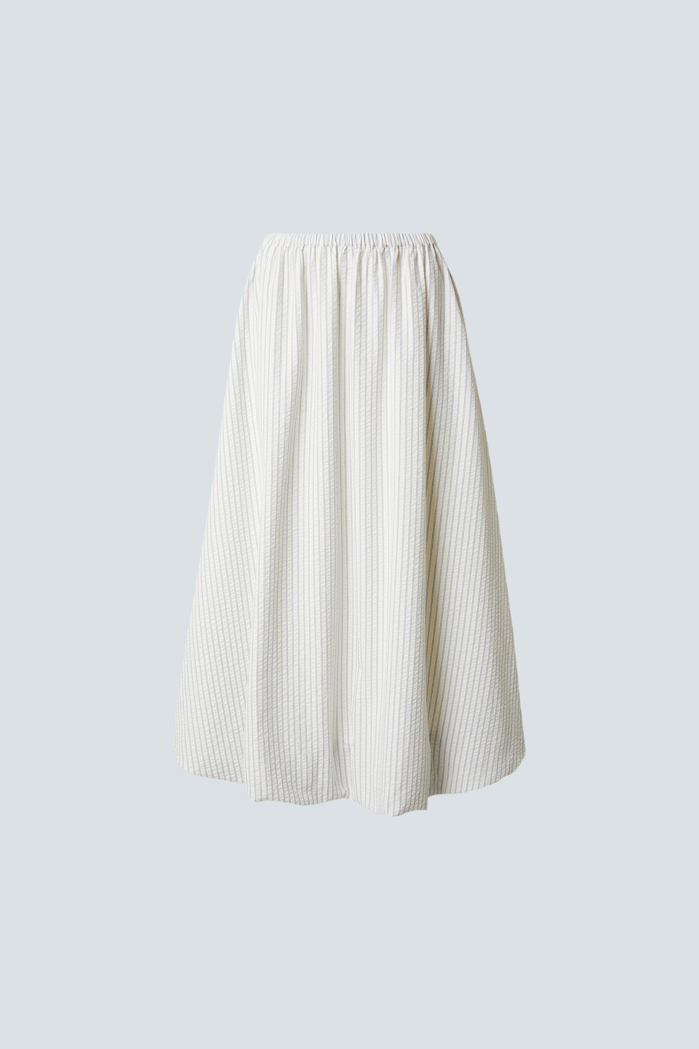 REYNA SKIRT - CREAM AND BLUE STRIPE