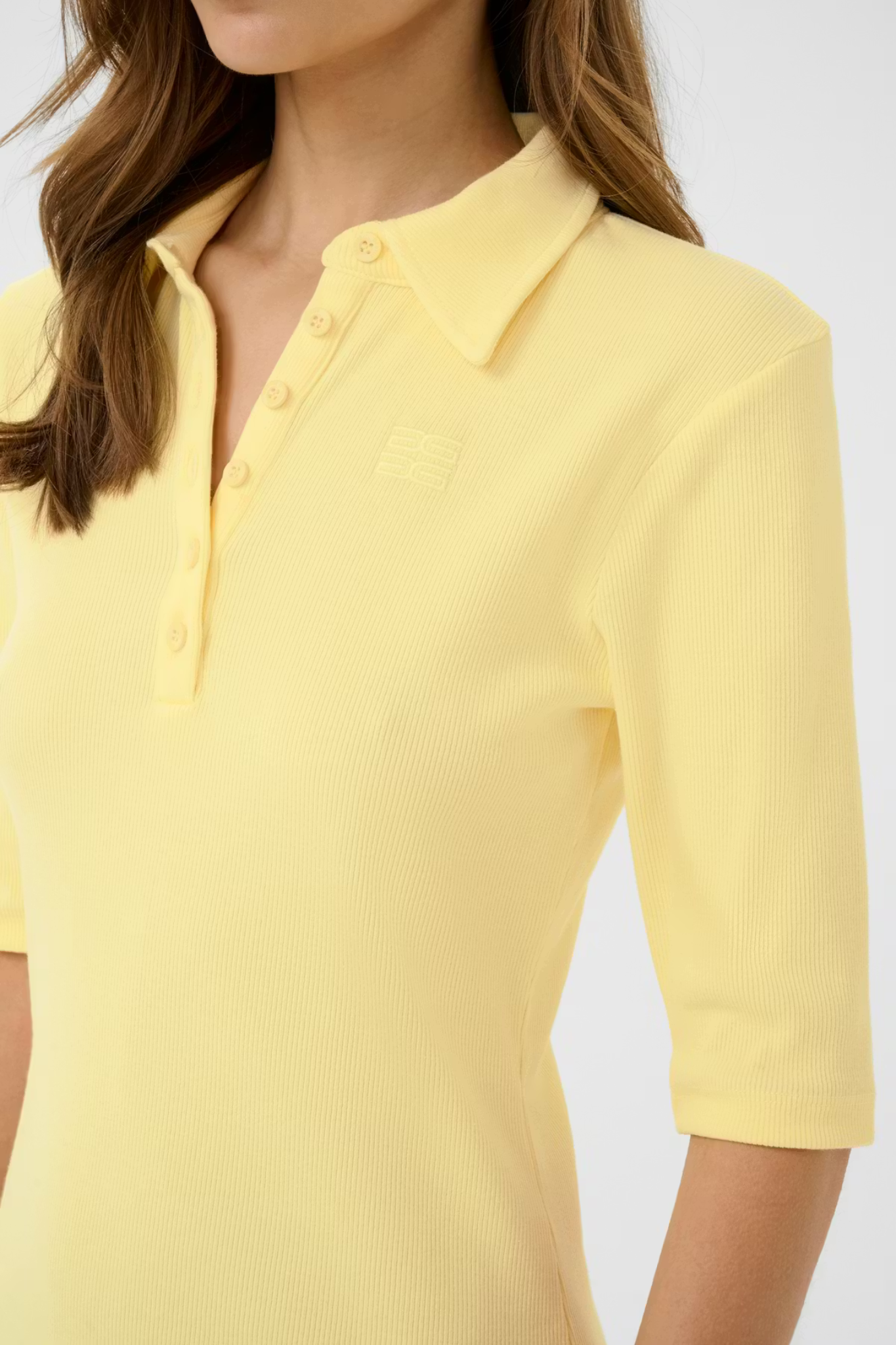 DREW POLO TOP - FRENCH VANILLA