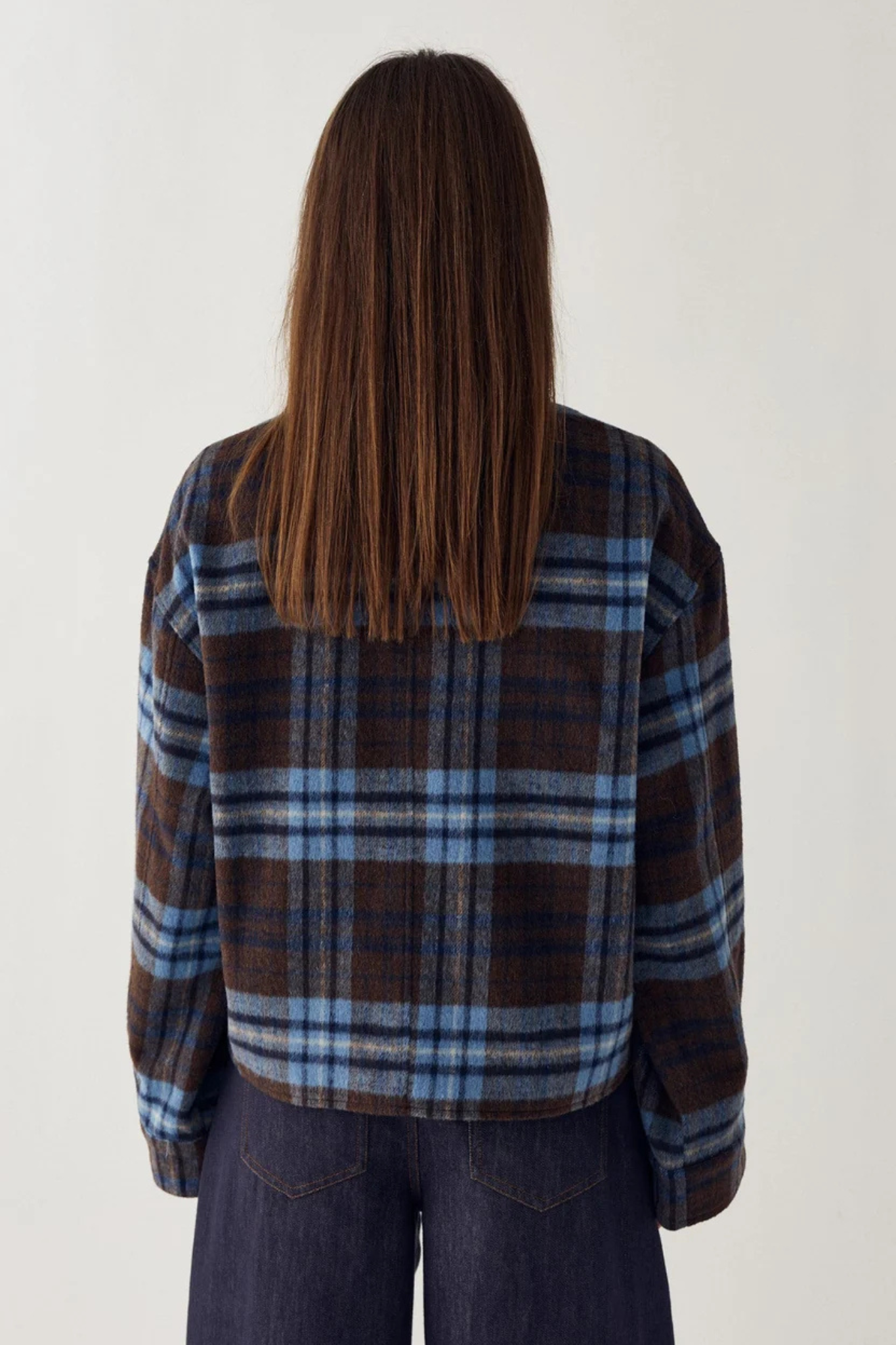 MAIYA JACKET - DALIYAH BLUE CHECK