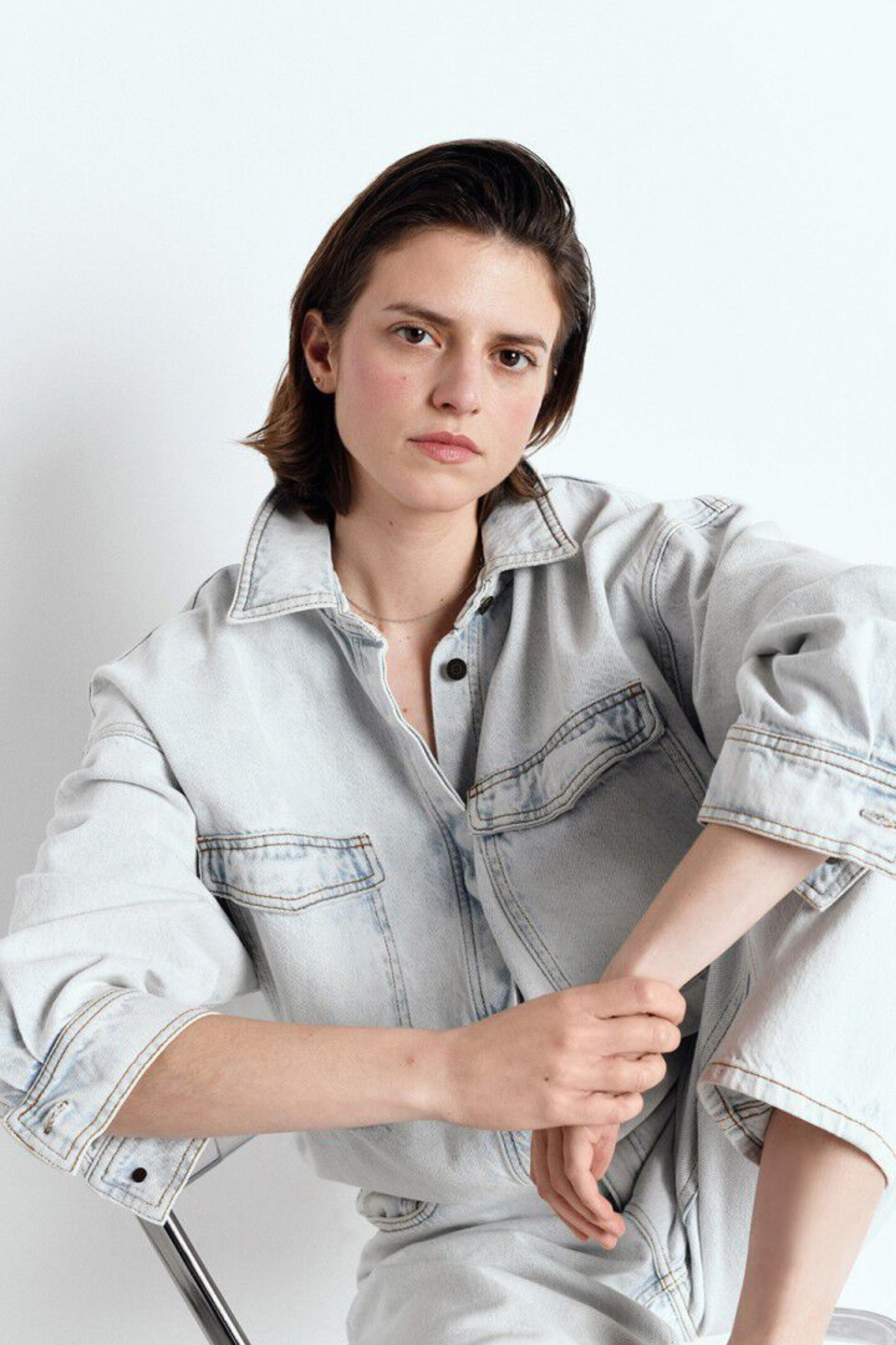 JOYBIRD SHIRT WOMEN - WINTER BLEACHED