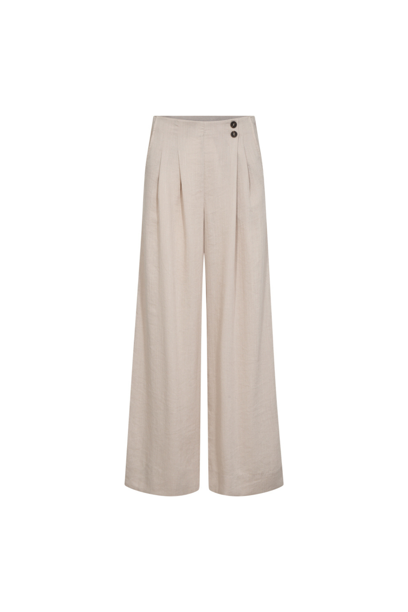 EVA PLEAT PANTS - WALNUT
