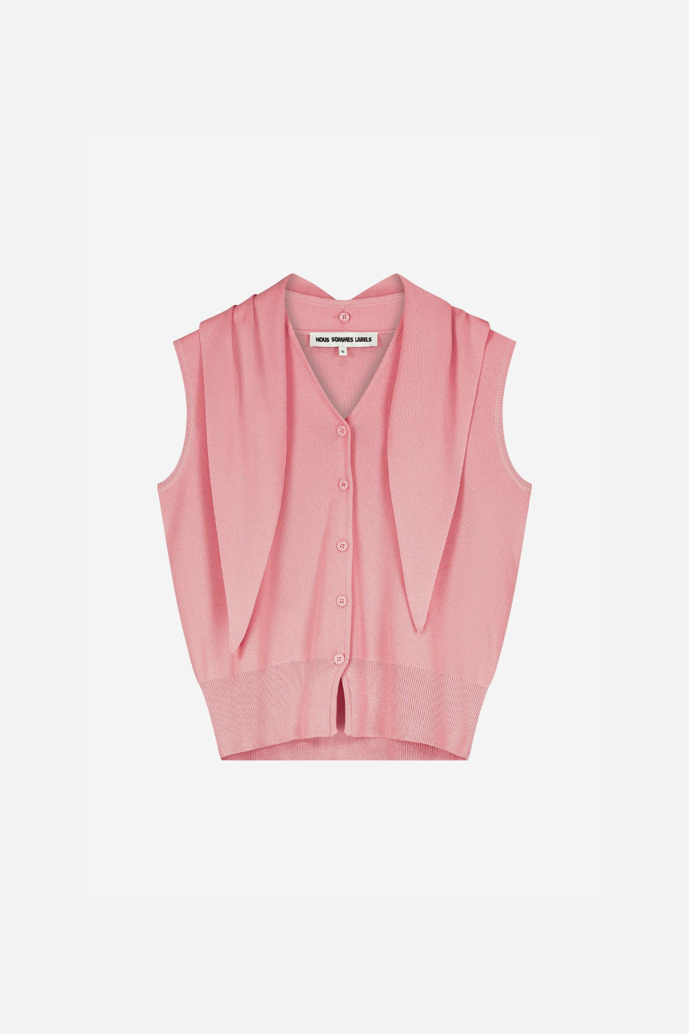 NIKA SCARF TOP - PINK