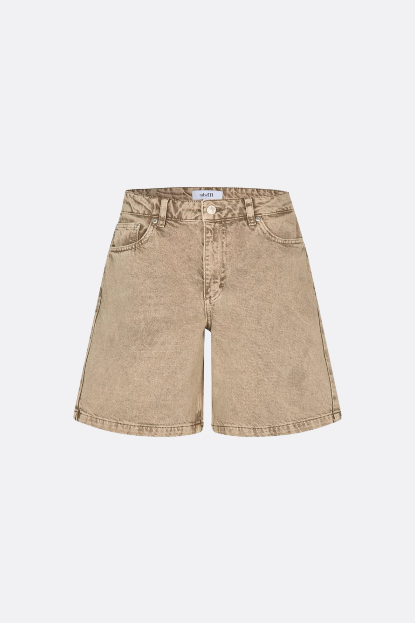 SANIRA MAYAFBS SHORT - BEIGE WASHED DENIM