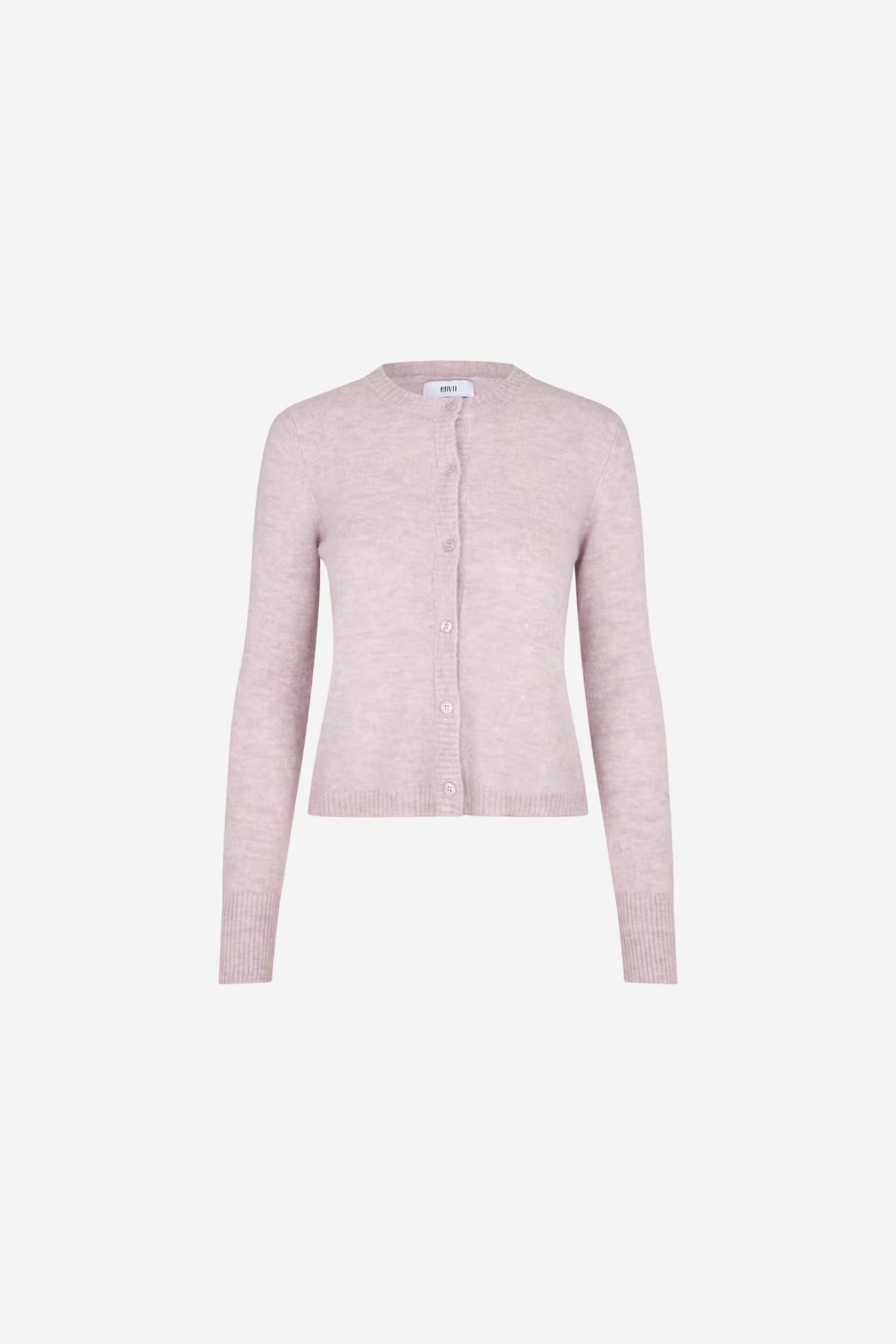 ADA LS CARDIGAN  - LAVENDER FOG MEL