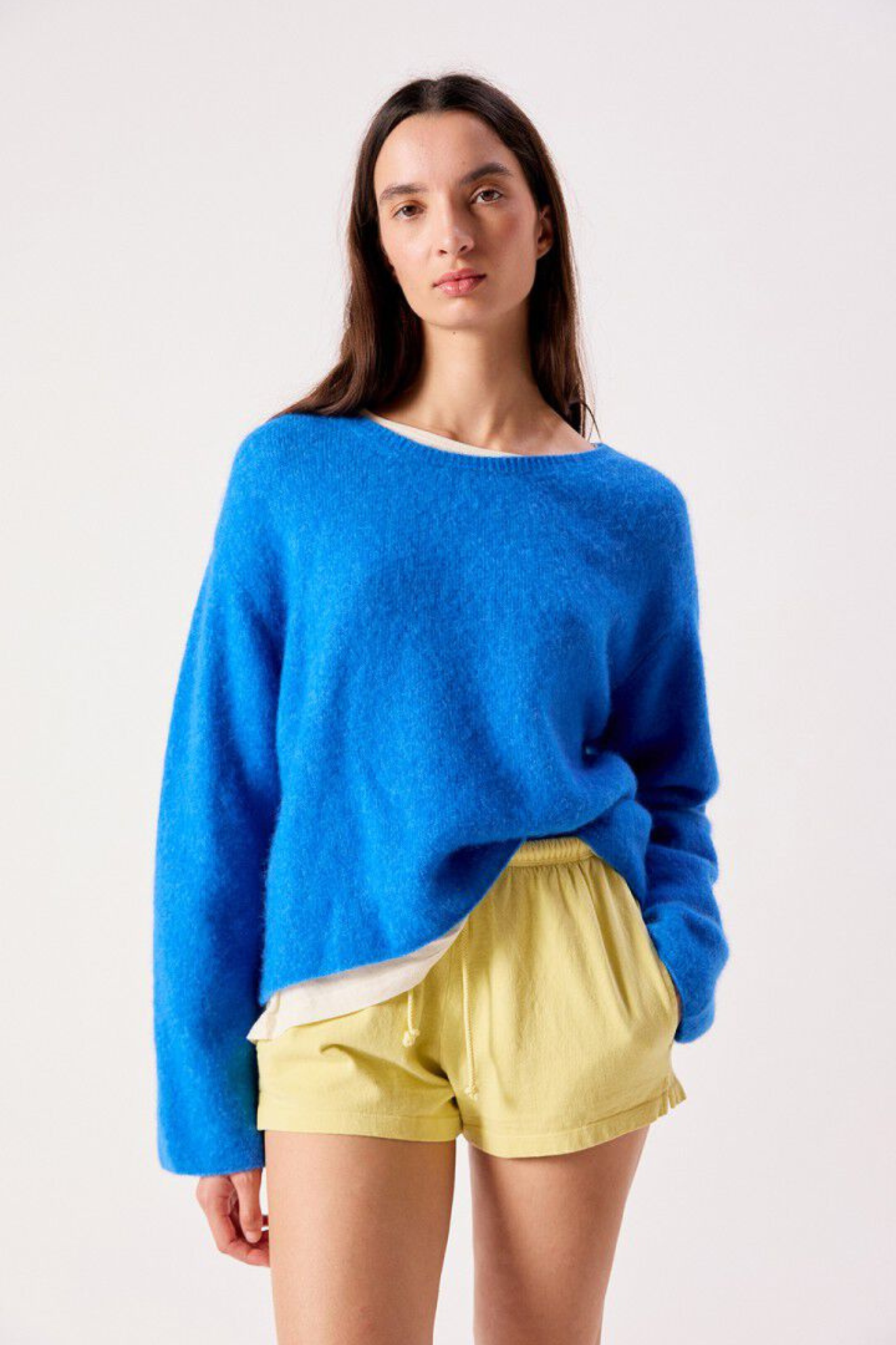 VITOW SWEATER - CURACAO MELANGE