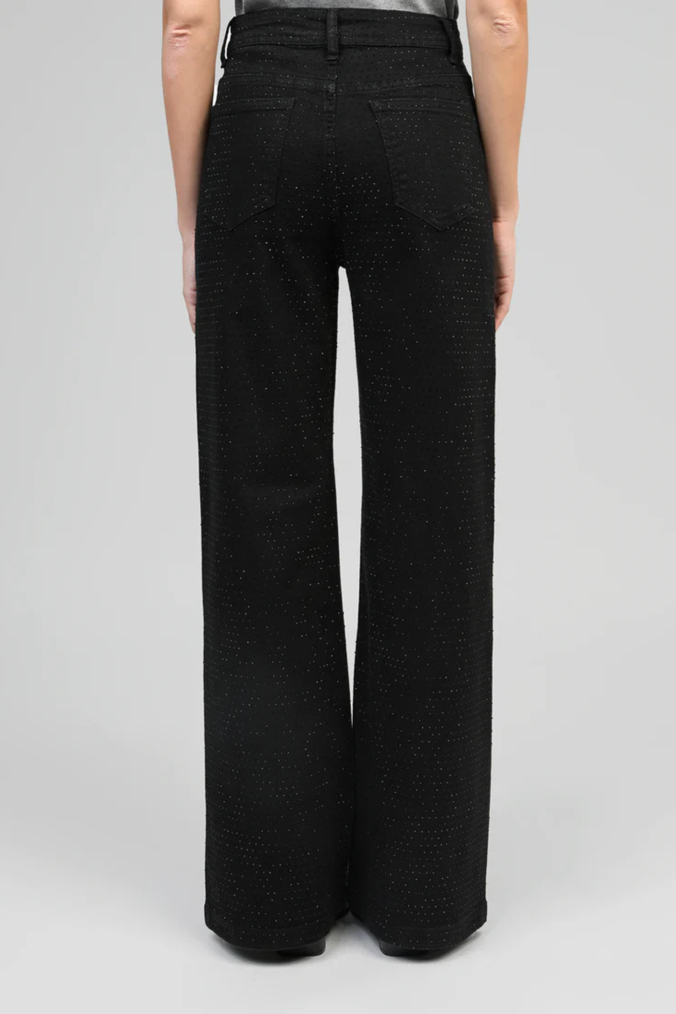 PAILLETTES JEANS - BLACK