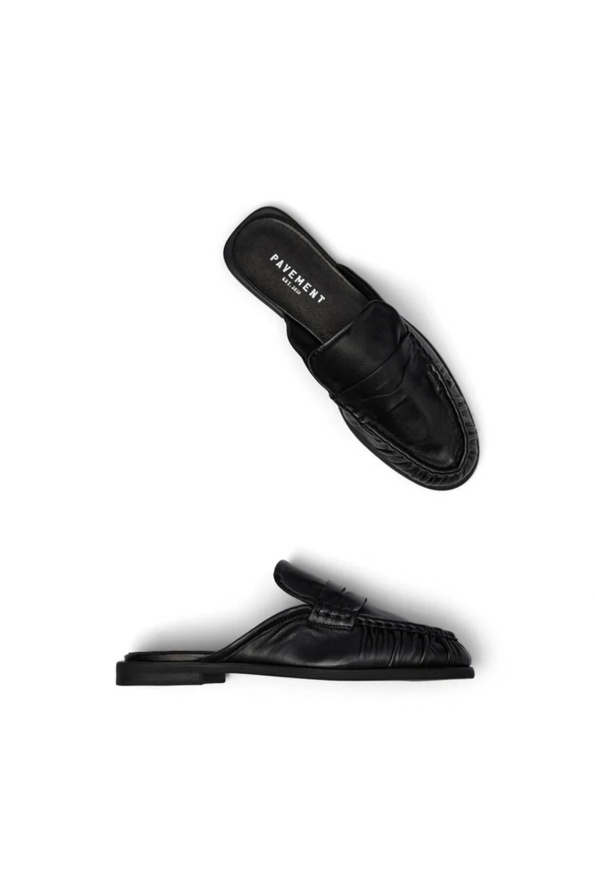 ELMIRA MULE SHOES - BLACK
