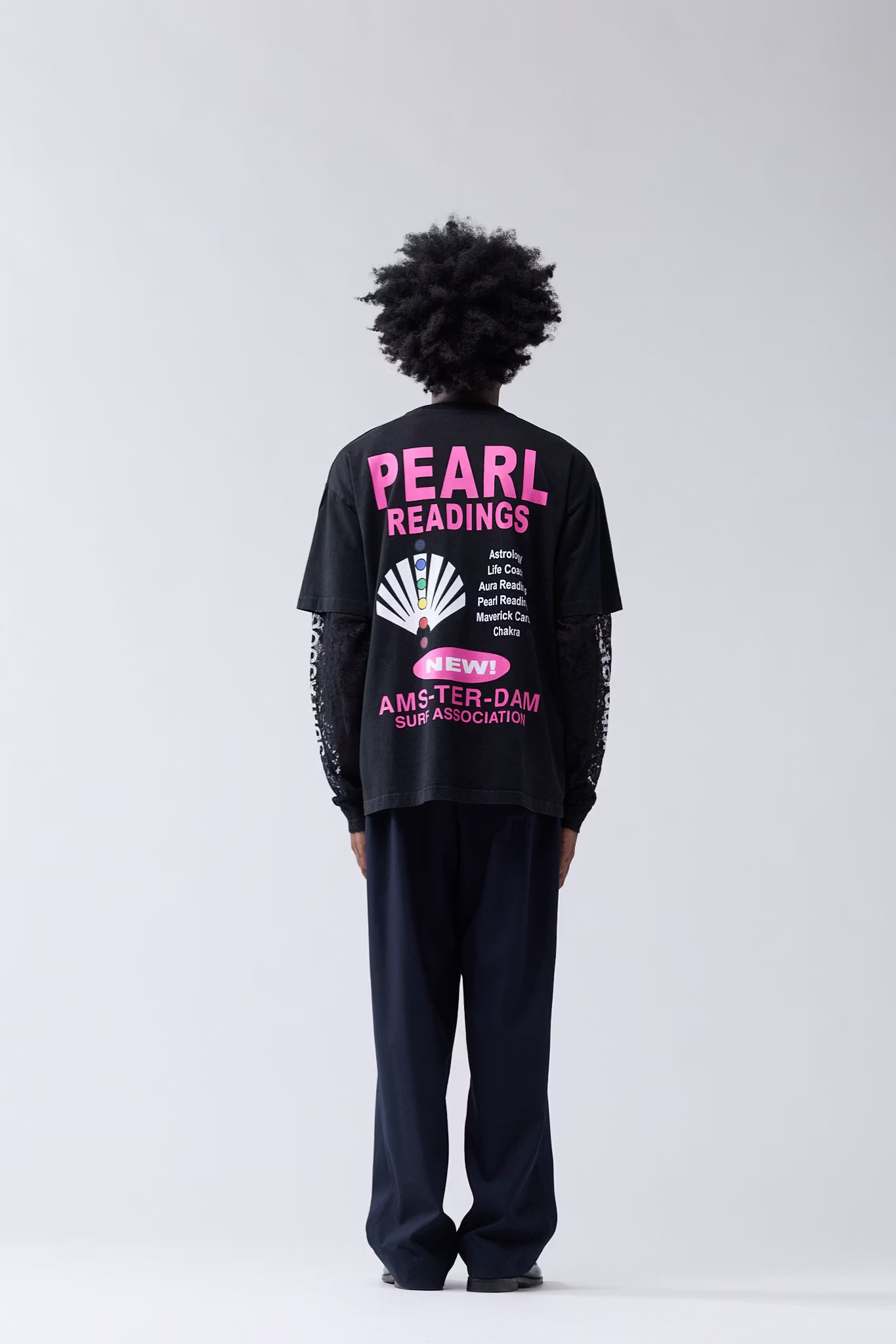 PEARL READINGS T-SHIRT - BLACK