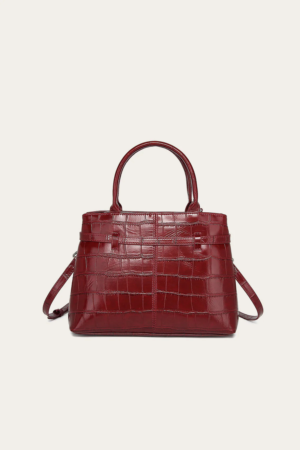 MACIE BAG - DARK RED