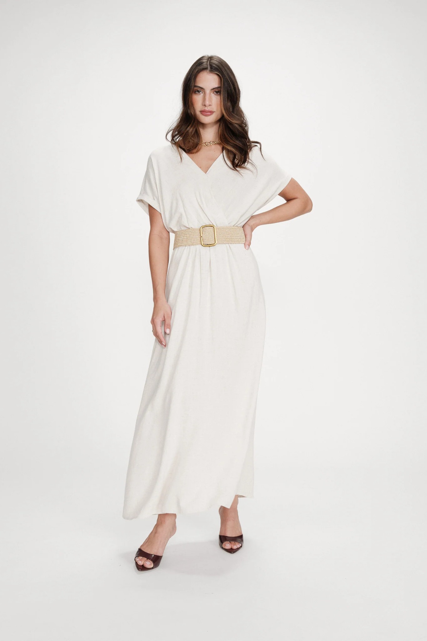 POLLEN DRESS - SABLE