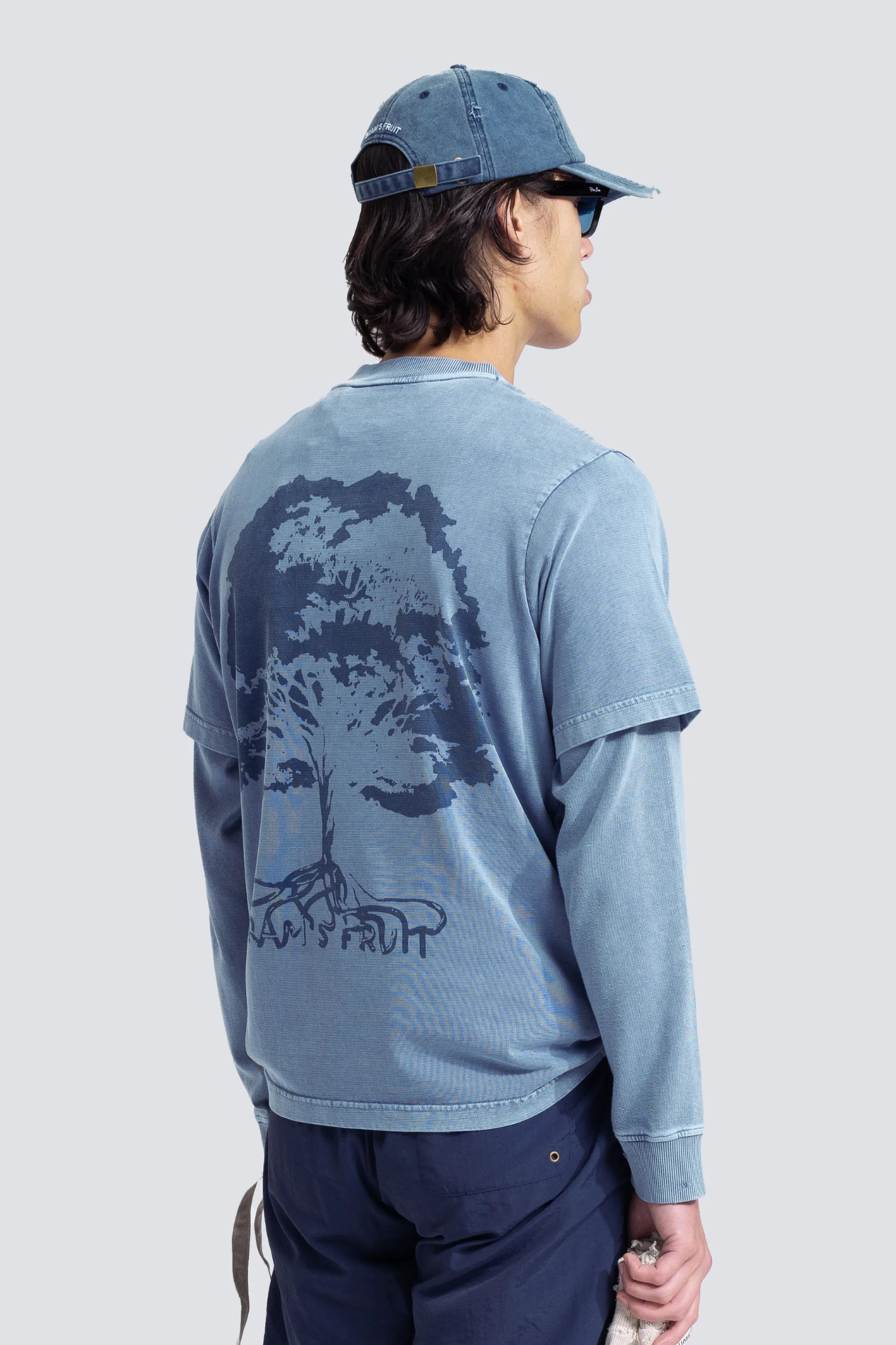 ROOTS T-SHIRT - WASHED NAVY