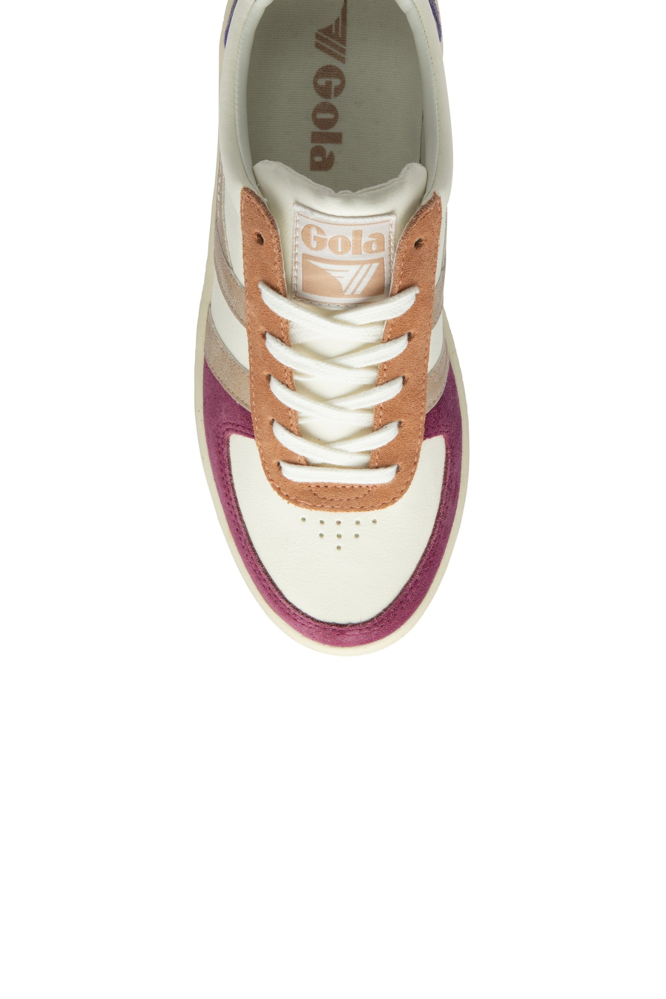 GRANDSLAM QUADRANT SNEAKERS WOMEN - OFF WHITE/CERISE/ROSE GOLD/PLUM