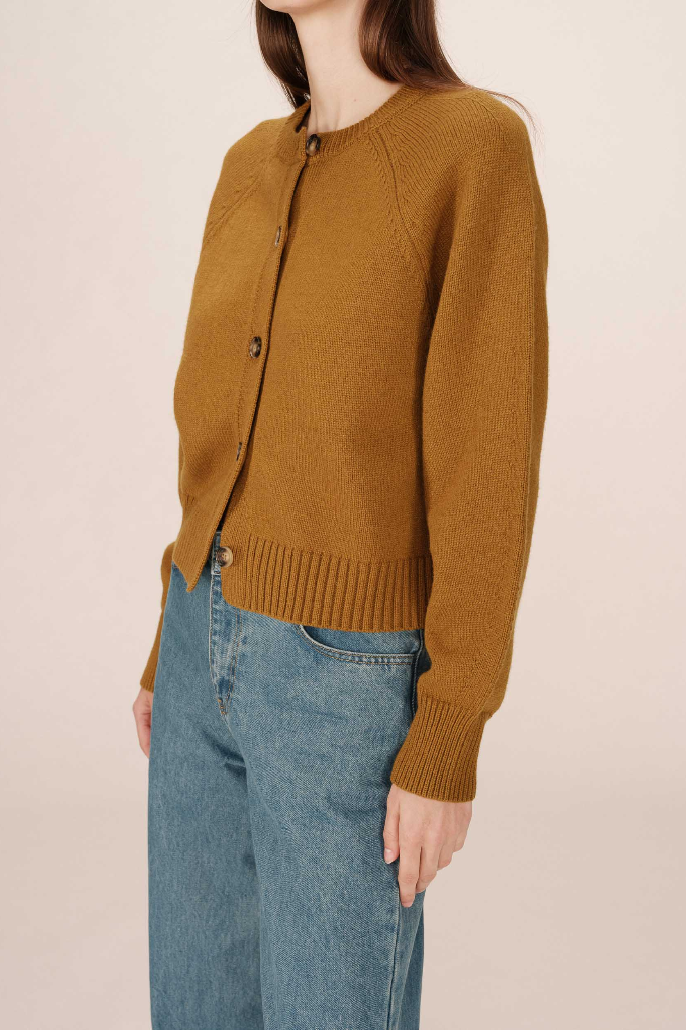 SANDERS CARDIGAN - KHAKI