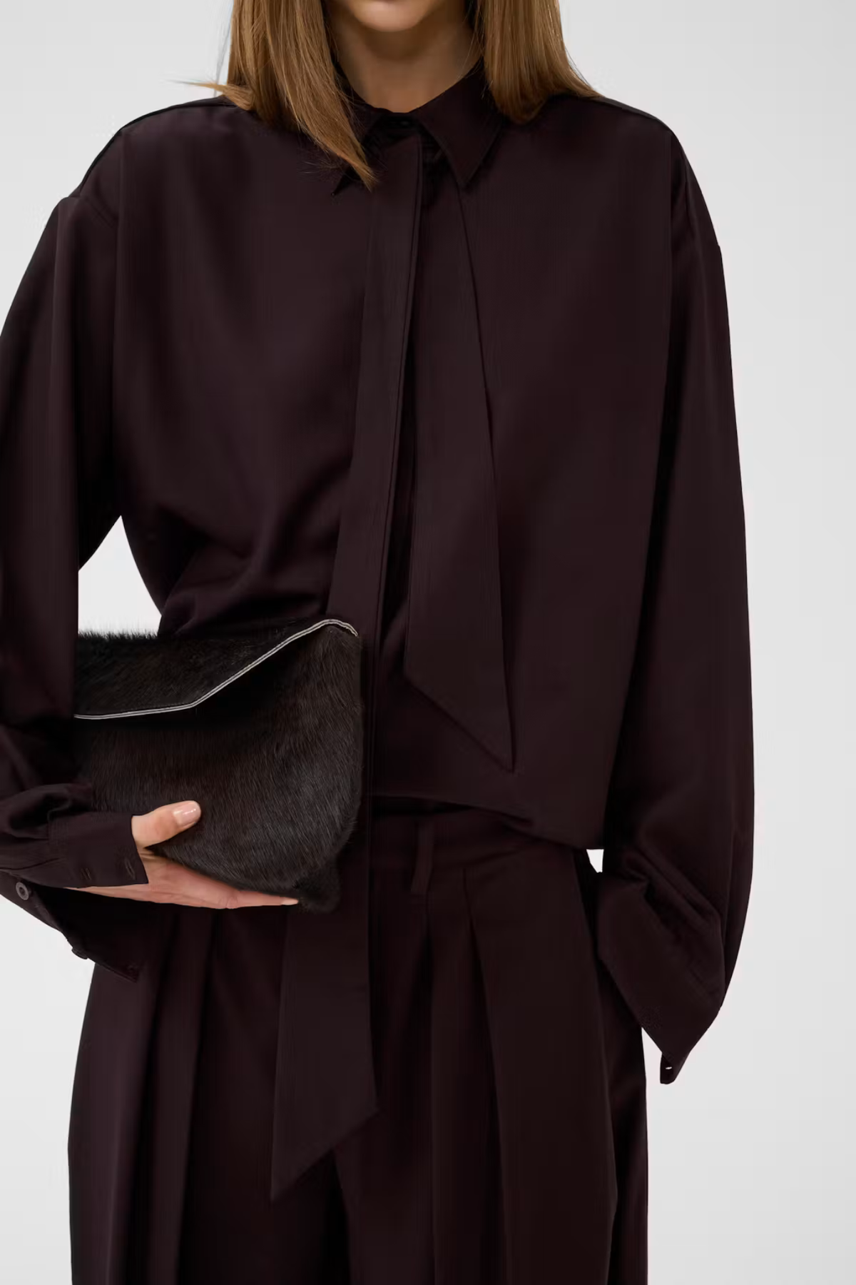 SCHANY SHIRT - DEEP PLUM