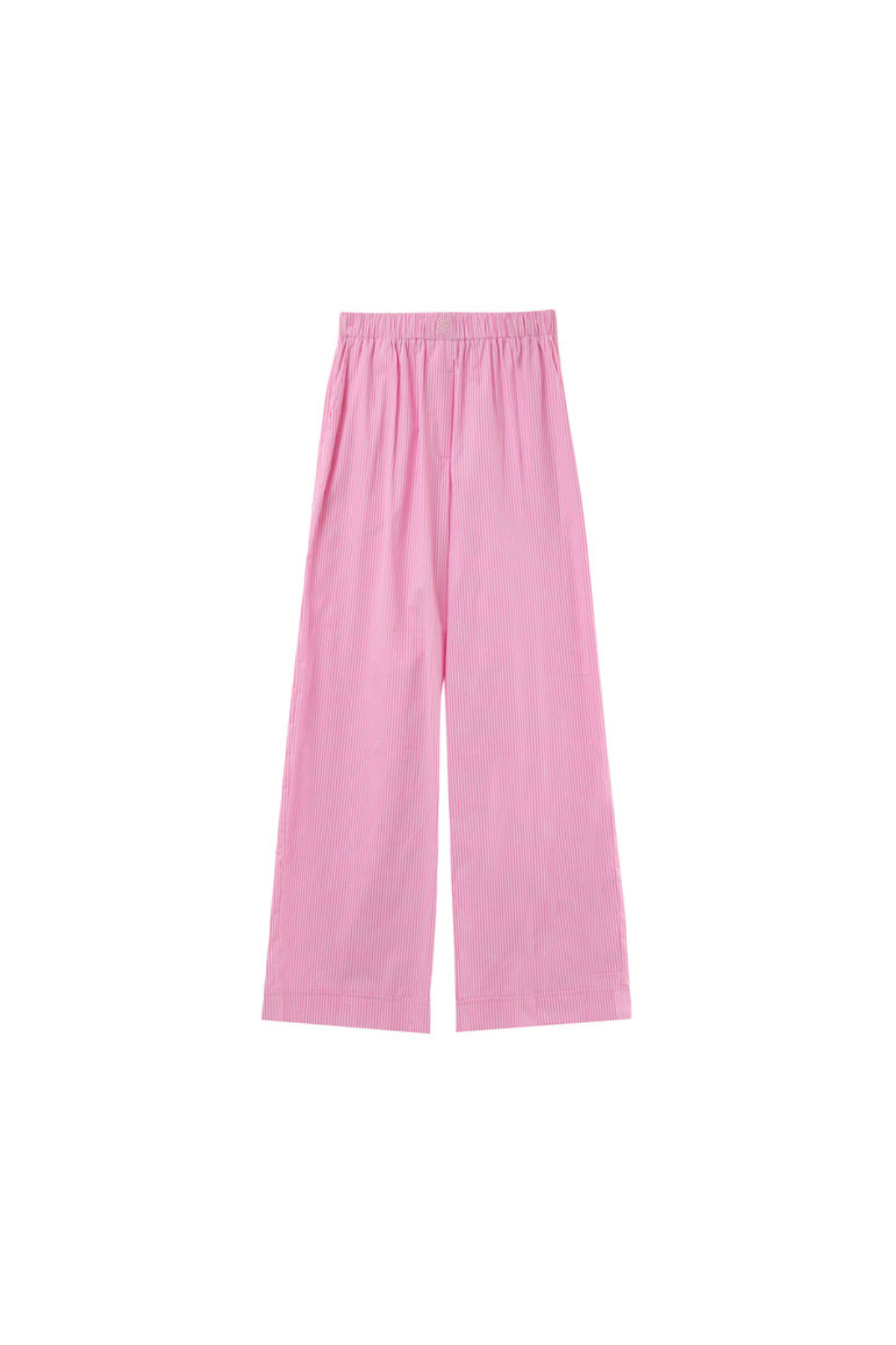 Grace & Mila parmentier pants in pink. Front flatlay view