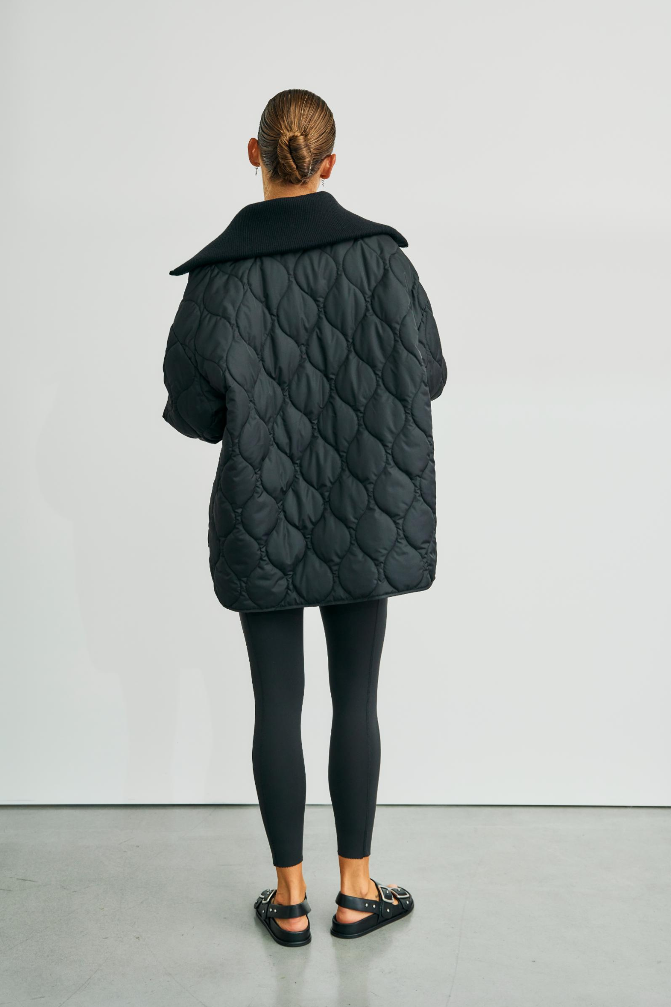 TRIBECCA QUILTED JACKET - BLACK