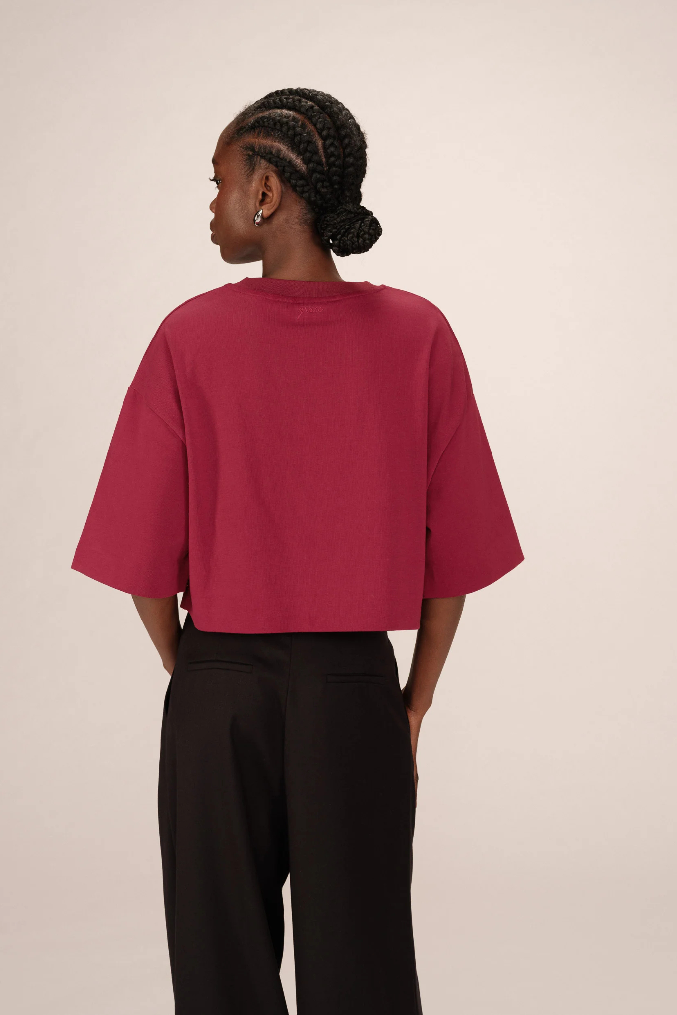 STAR T-SHIRT - BORDEAUX