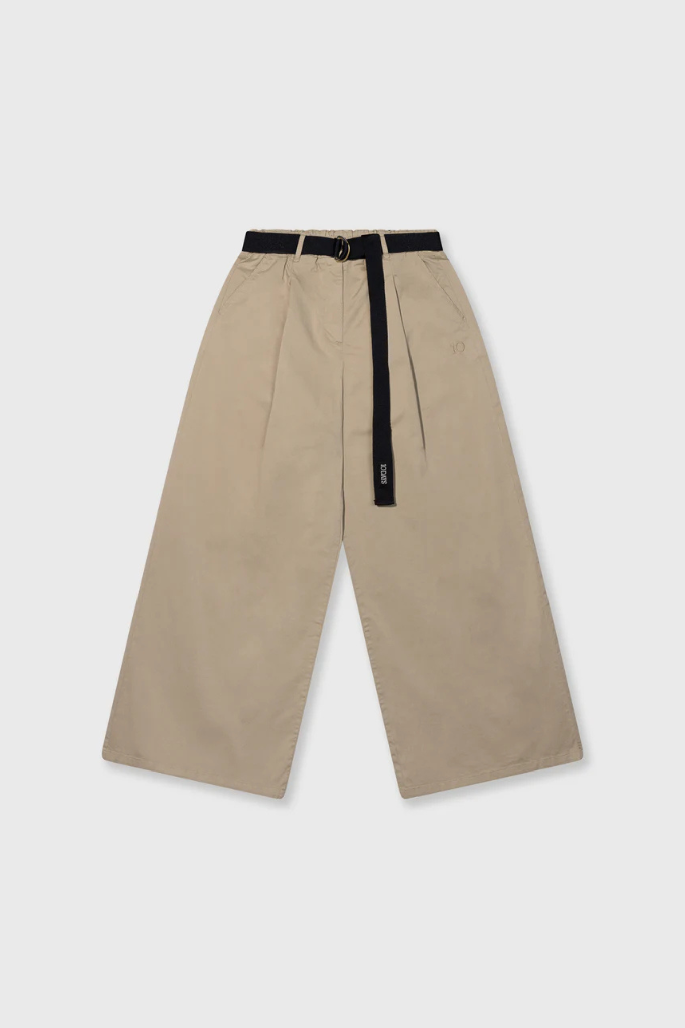 WIDE PANTS TWILL - EARTH