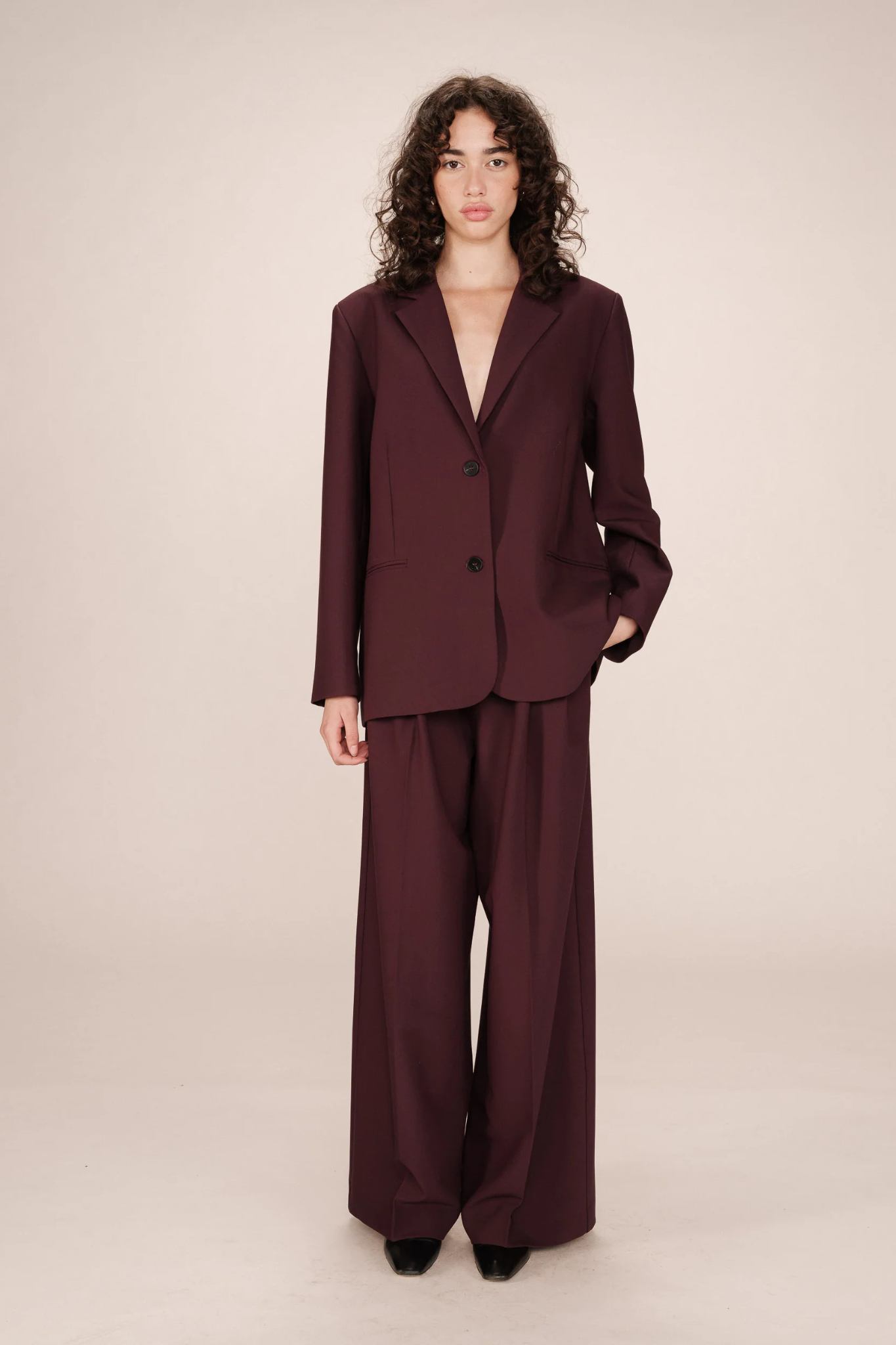 STRONG BLAZER - BORDEAUX