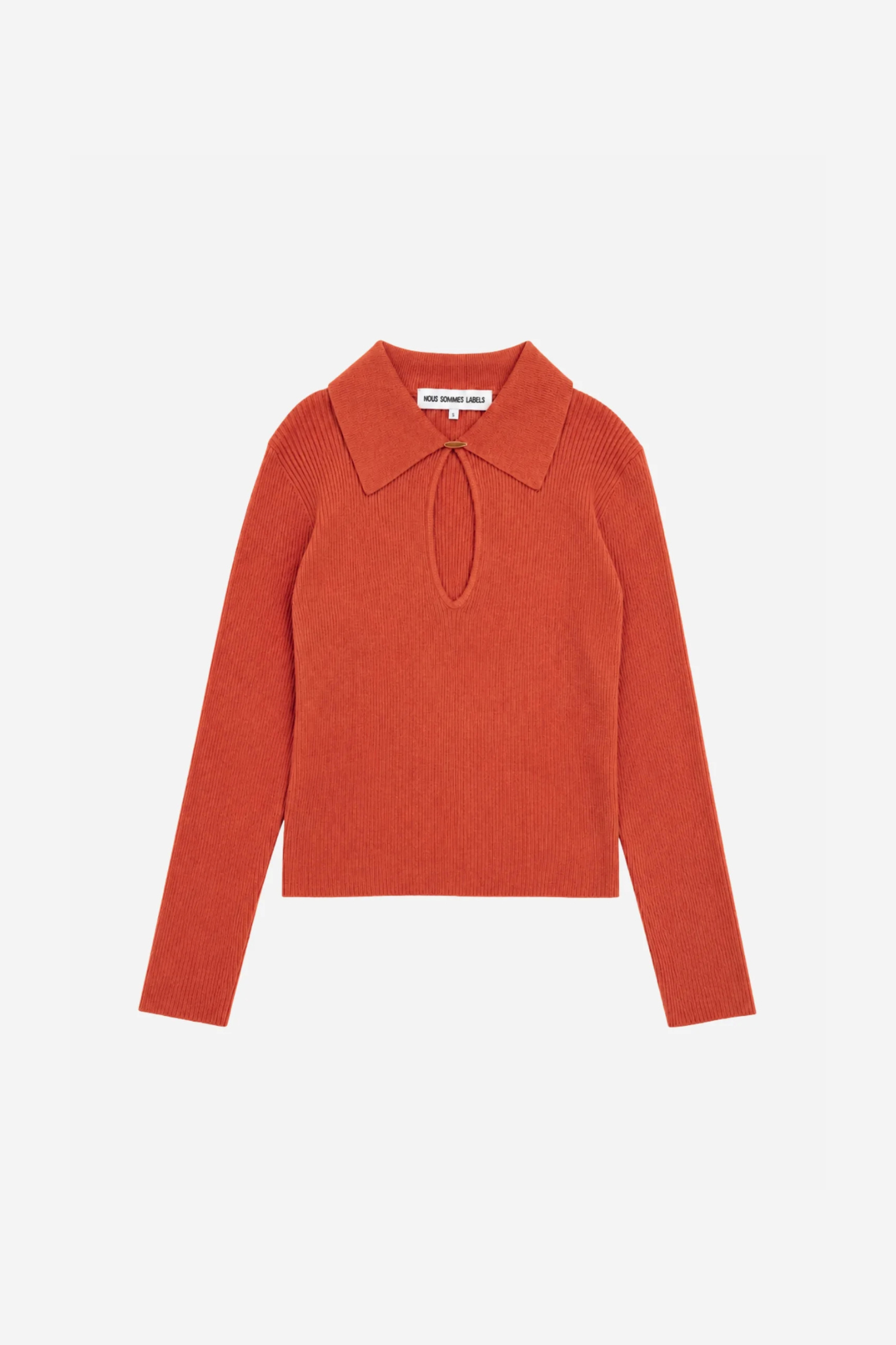 MAYA KNIT TOP - ORANGE