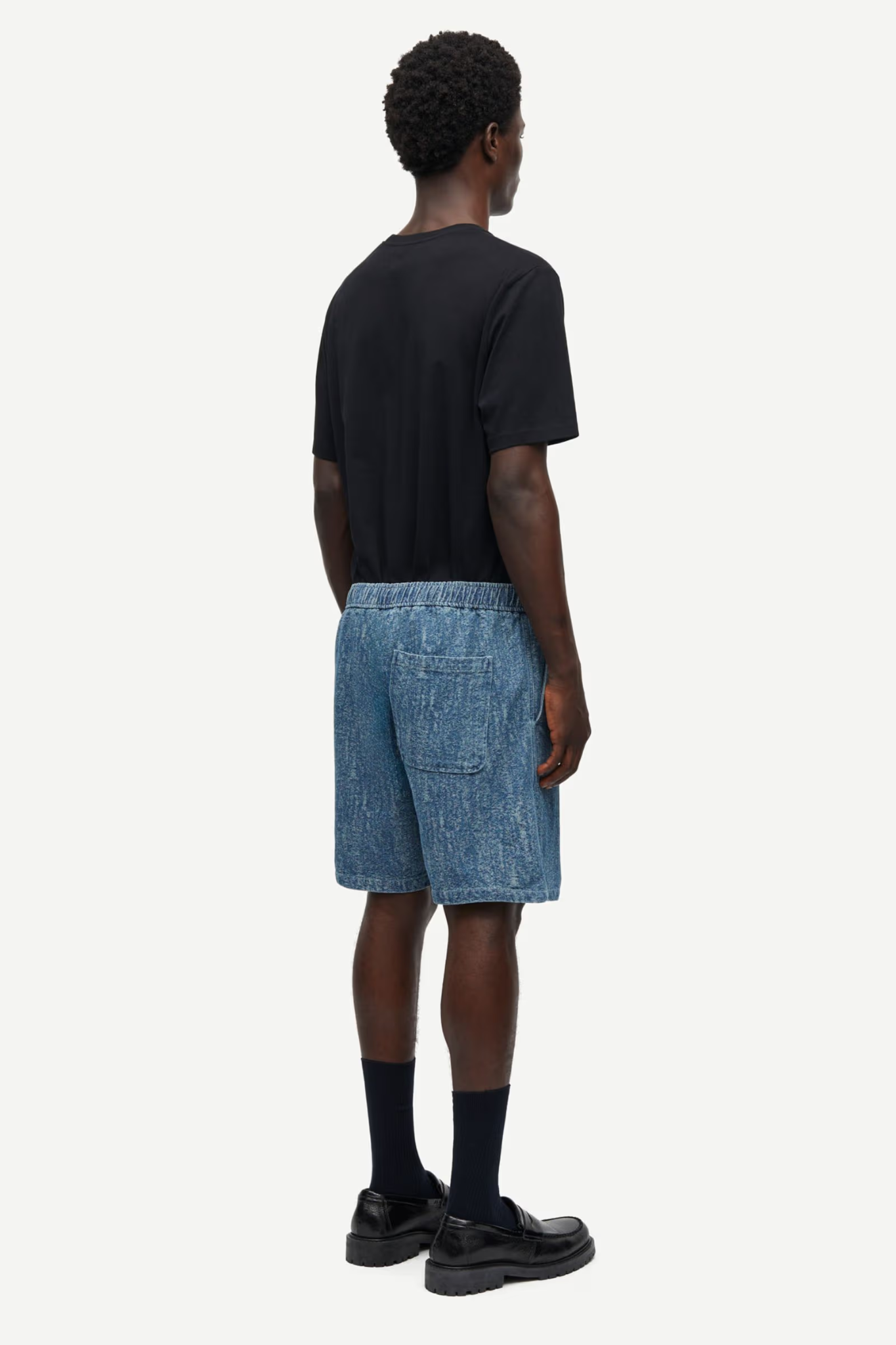 SAJABARI SHORTS 15240 - WASHED DENIM