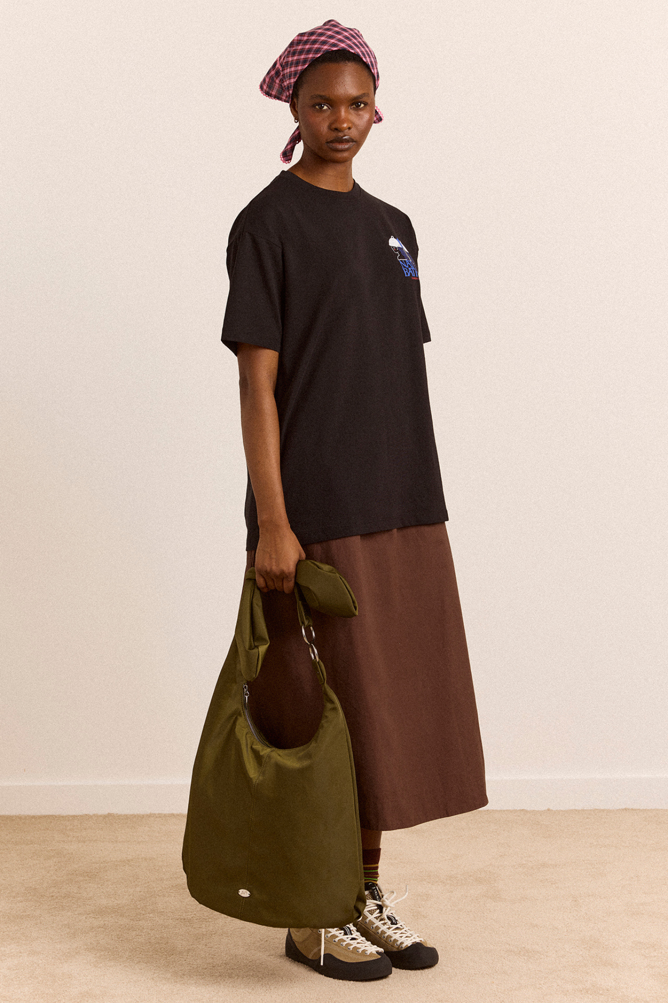 GENE OVERSIZED BAG - OLIVE
