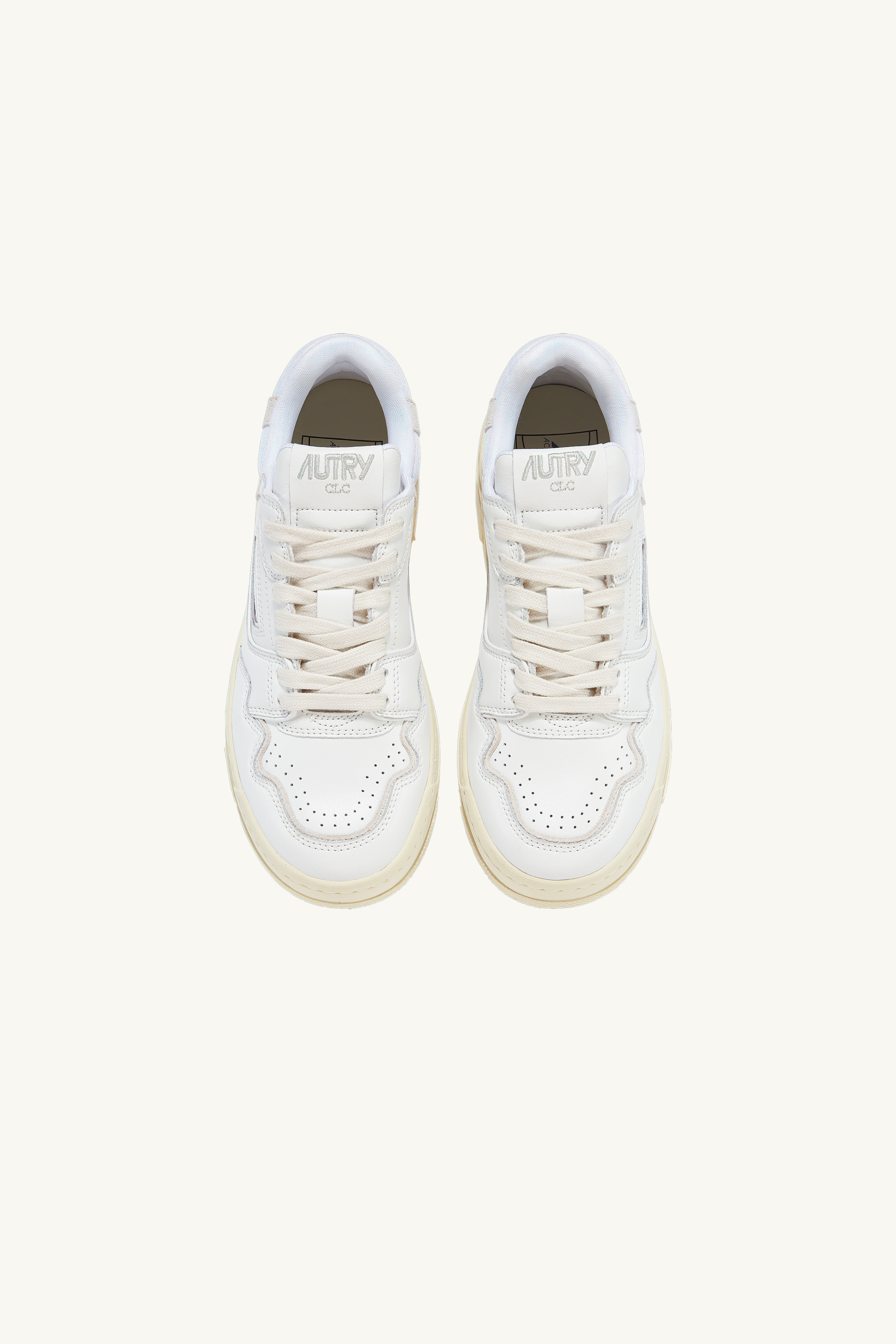 ROLW-MM15 - CLC SNEAKERS IN LEATHER COLOR WHITE