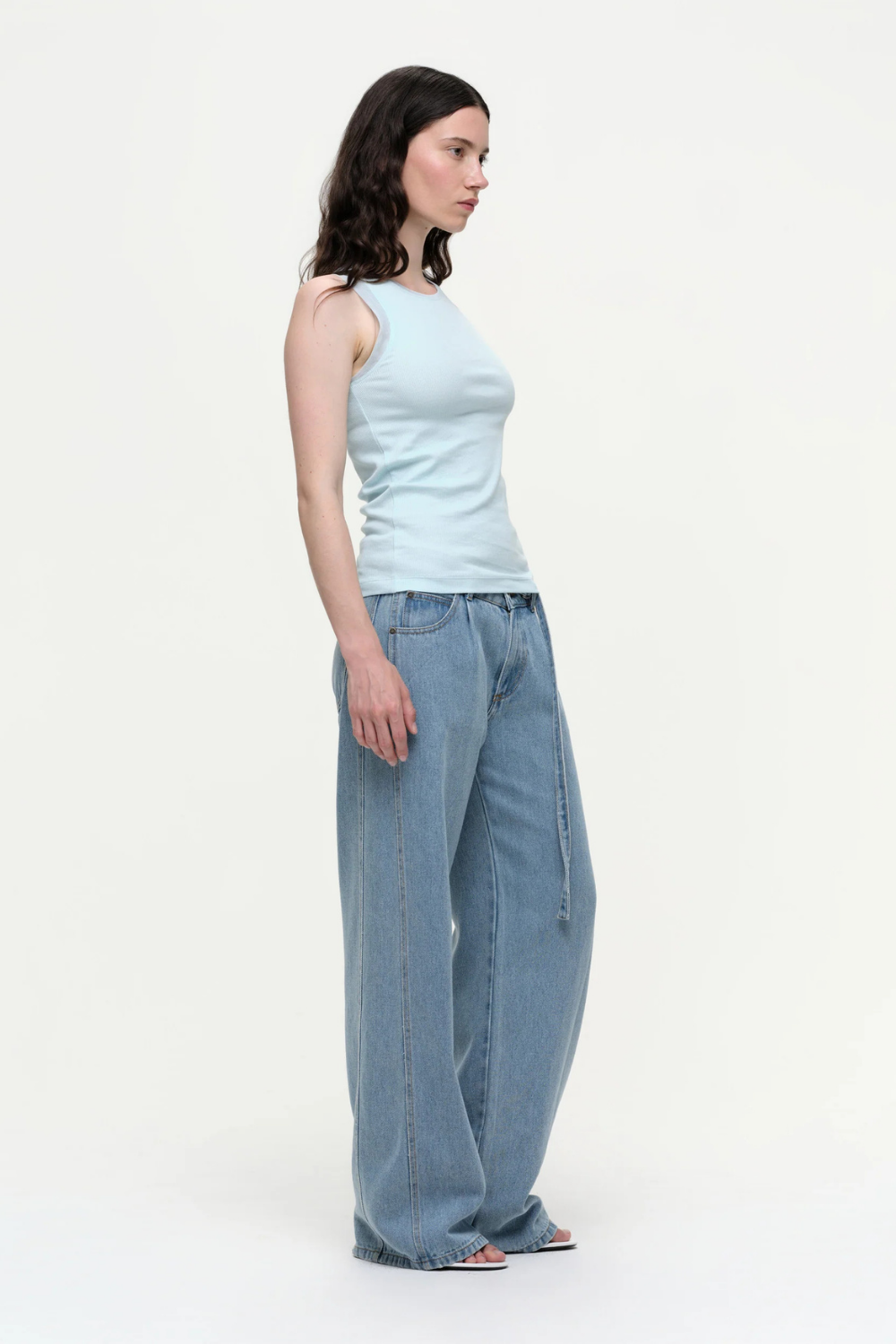 LOTTE TOP - LIGHT BLUE