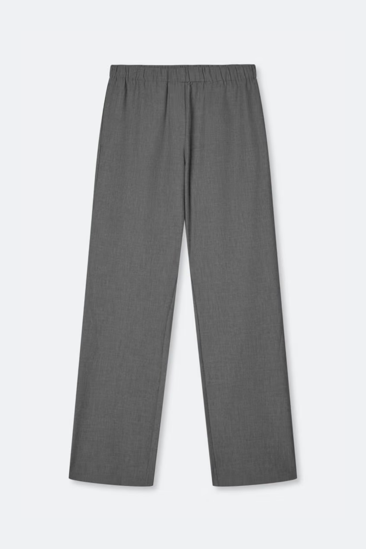 HOYS REKTE BROEK - Grijze melange