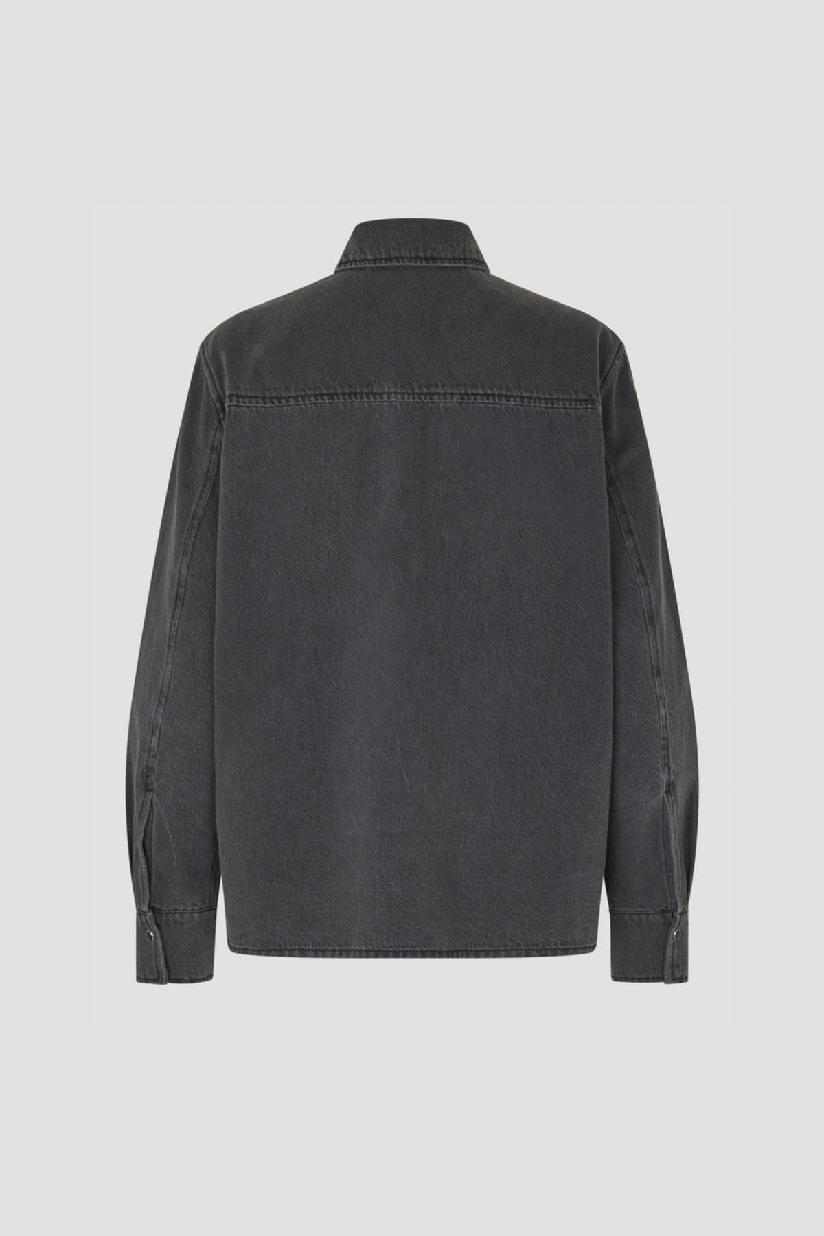 IRVANA DENIM SHIRT - PEWTER