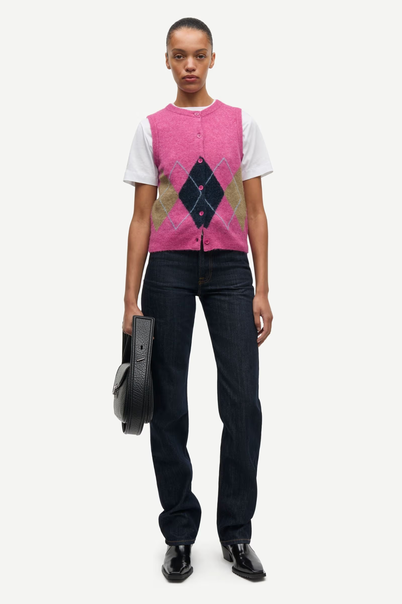 SANOURA VEST - RED VIOLET