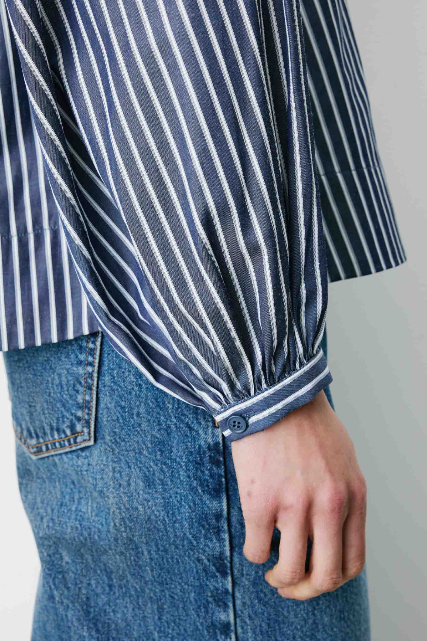 ALBANE BLOUSE - MARINE