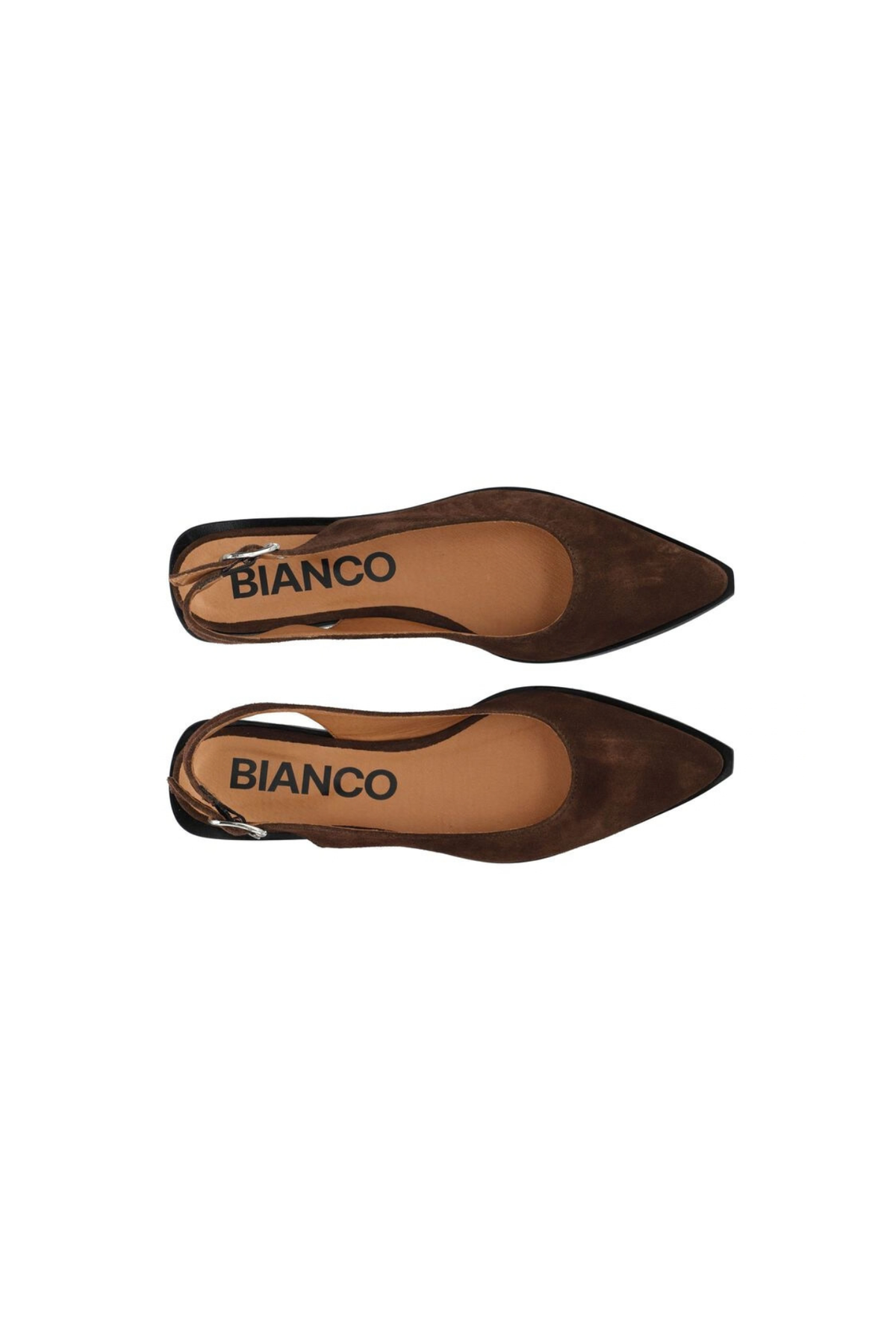VICTORIA SLINGBACK SHOES - BROWN