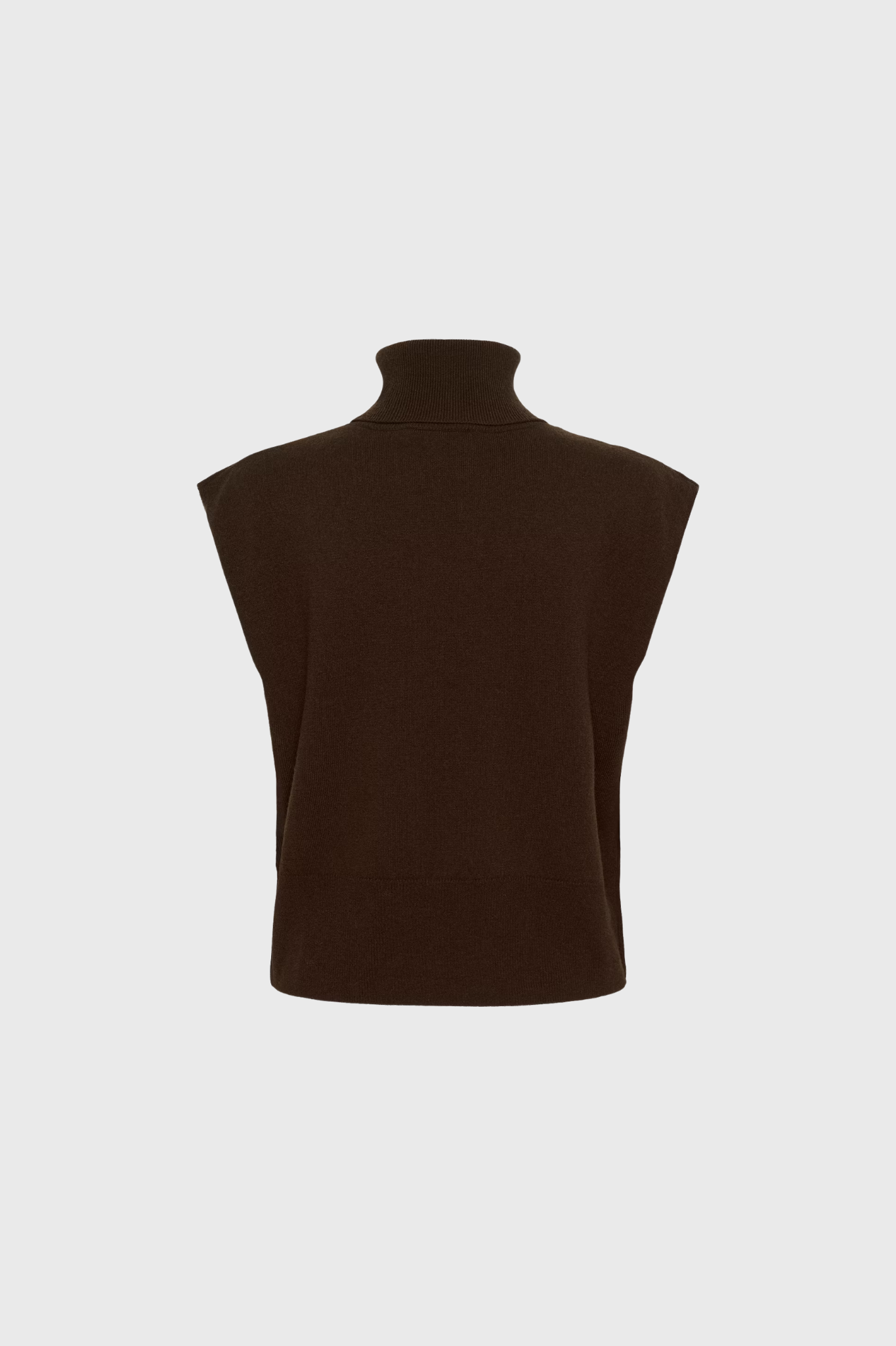 MANZI WAISTCOAT - DEEP BURNT BROWN