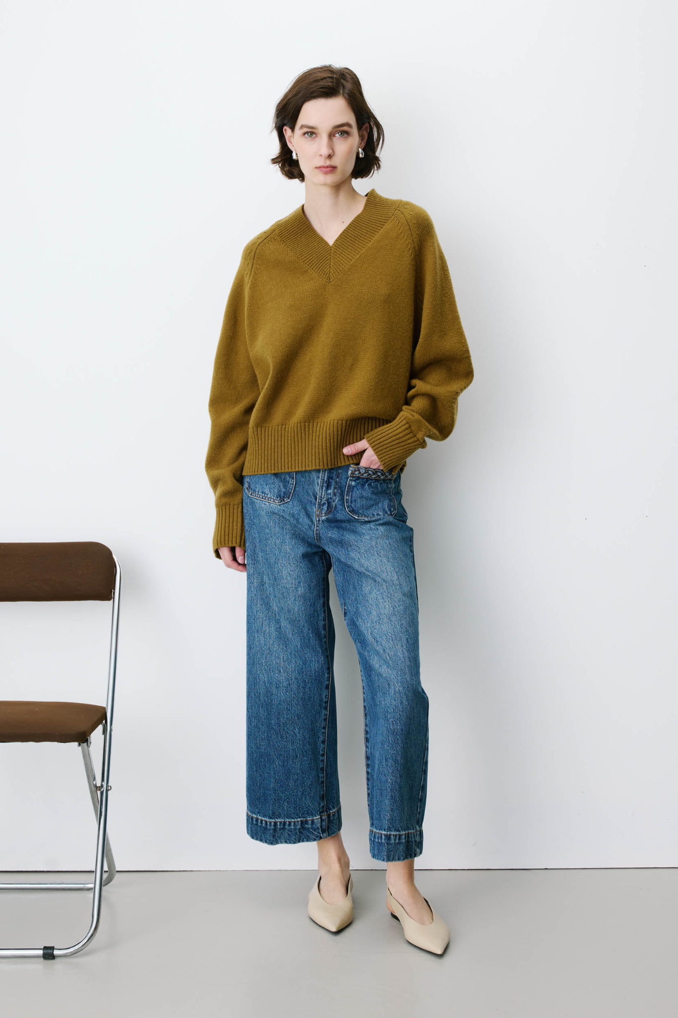 ALDEN PULLOVER - OLIVE