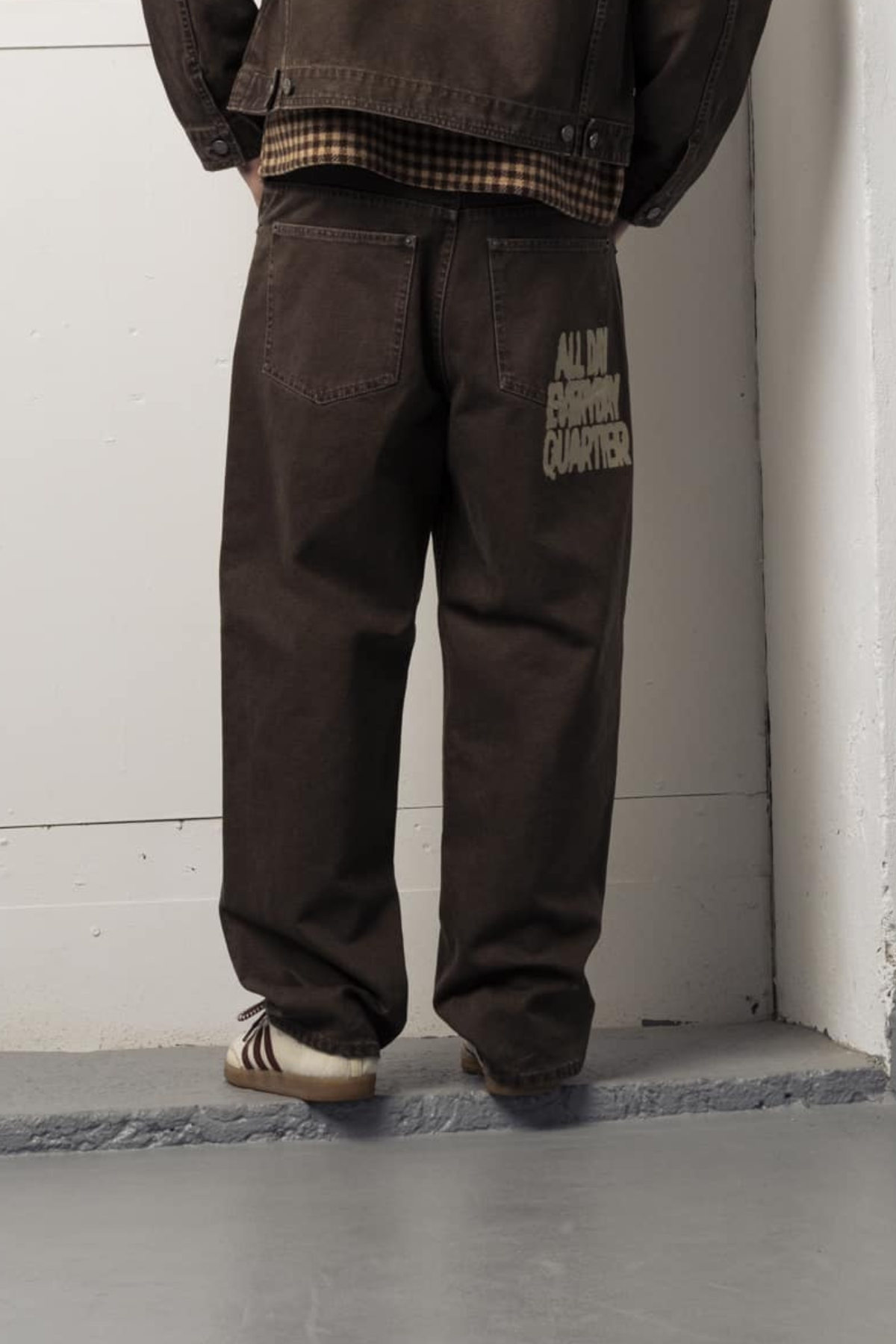 EVERYDAY QUARTIER PANTS - WASHED BROWN